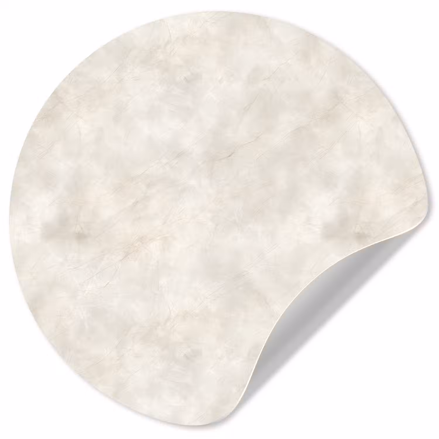 Crèmebeige - Marmer - Aders Wandcirkel behangsticker klein 186 -3d