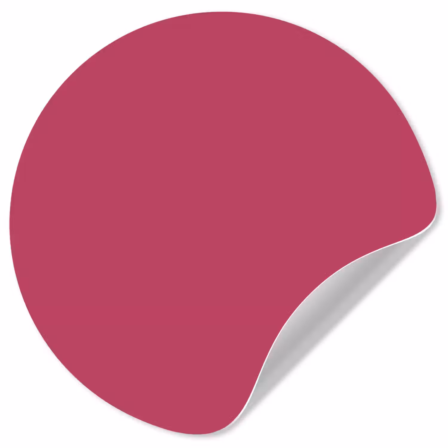 Deep - Berry - Rood Wandcirkel behangsticker klein 186 -3d