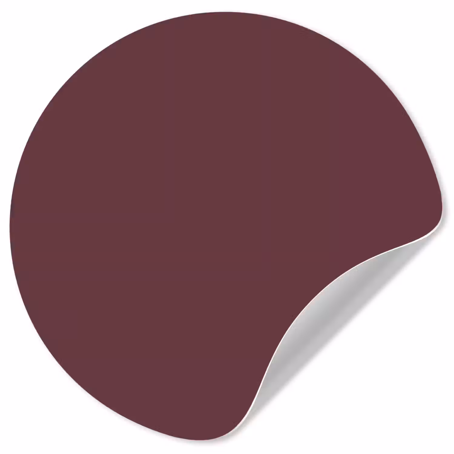 Dusty - Rose - Roze Wandcirkel behangsticker klein 186 -3d