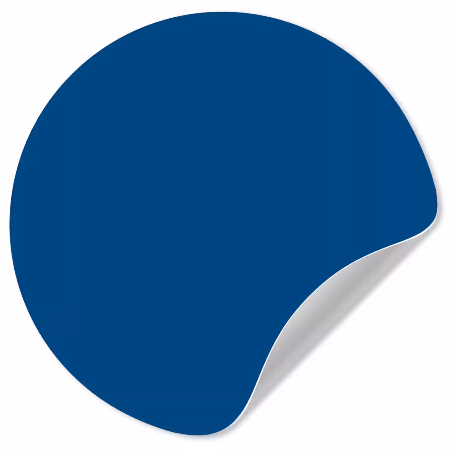 Free - Groove - Blauw Wandcirkel behangsticker klein 186 -3d