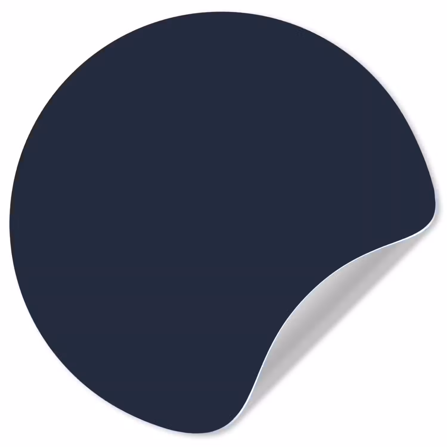 Geldersblauw - Blauw - Klassiek Wandcirkel behangsticker klein 186 -3d