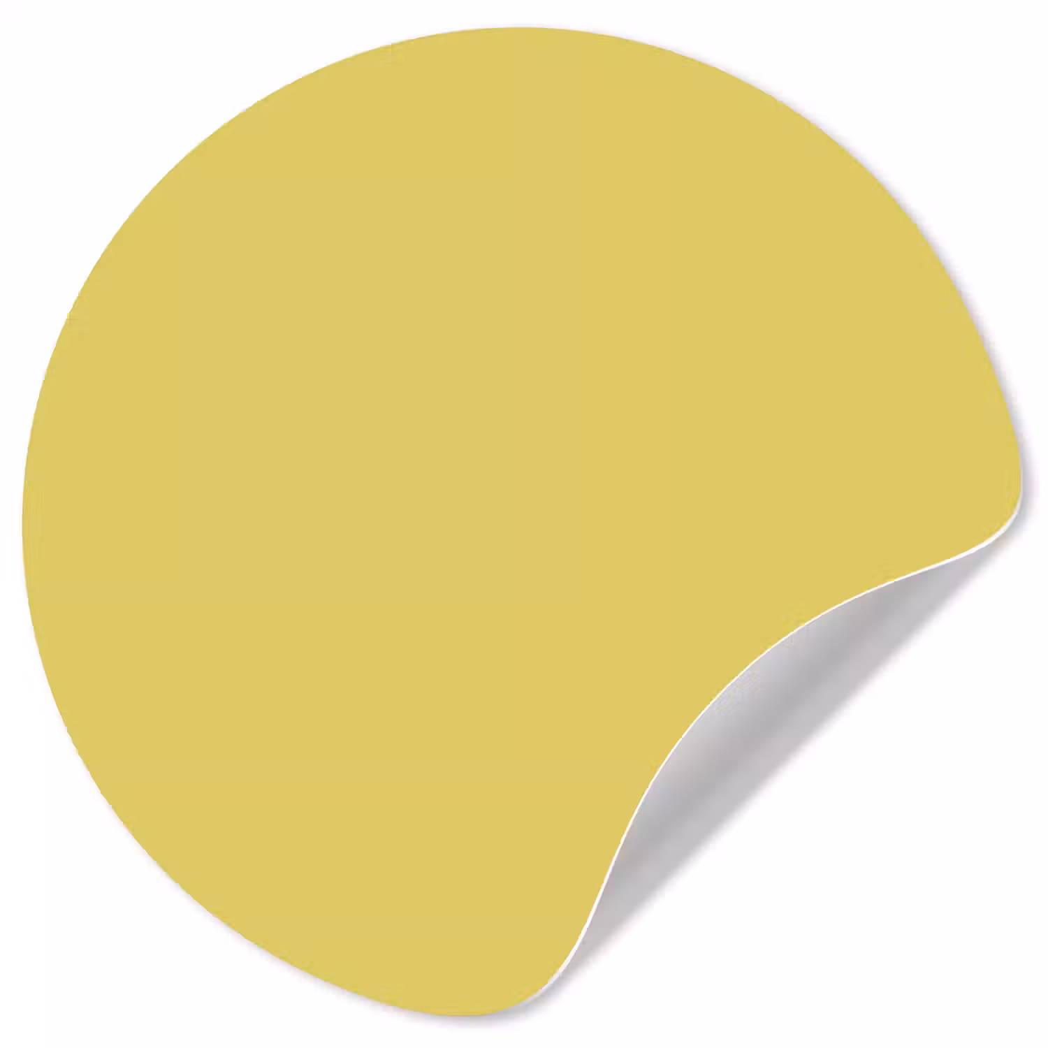 Golden - Ochre - Geel Wandcirkel behangsticker klein 186 -3d