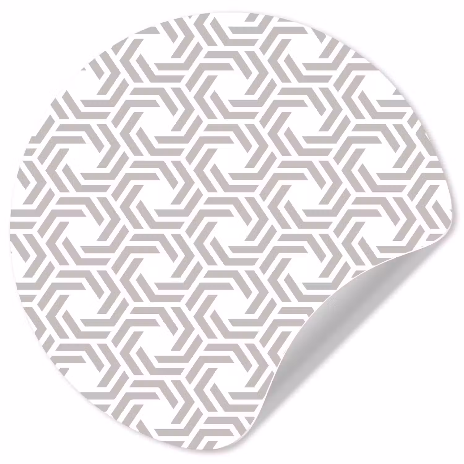Grafisch - Patroon - Modern Wandcirkel behangsticker klein 186 -3d