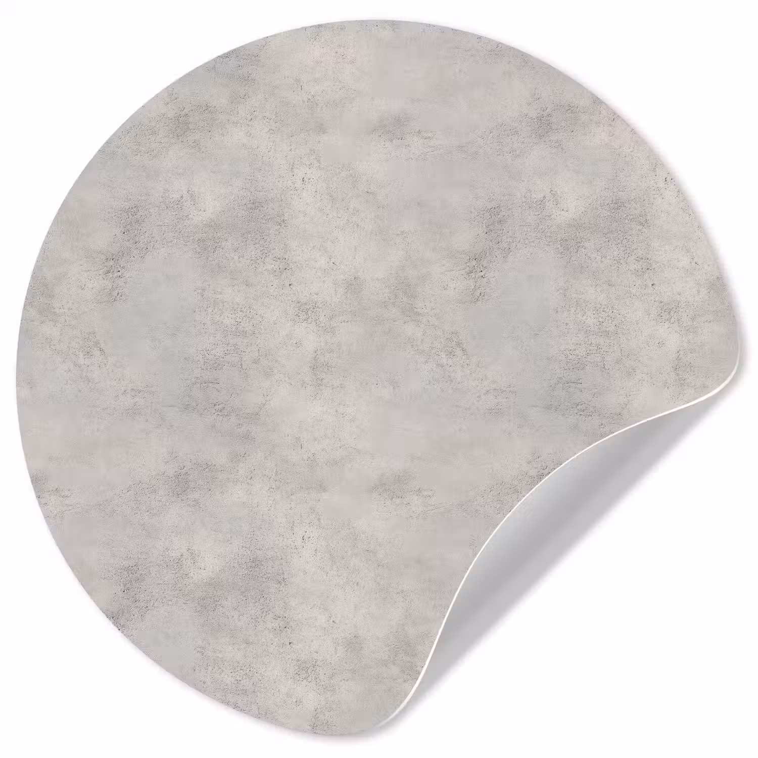 Grijs - Beton - Industrieel Wandcirkel behangsticker klein 186 -3d