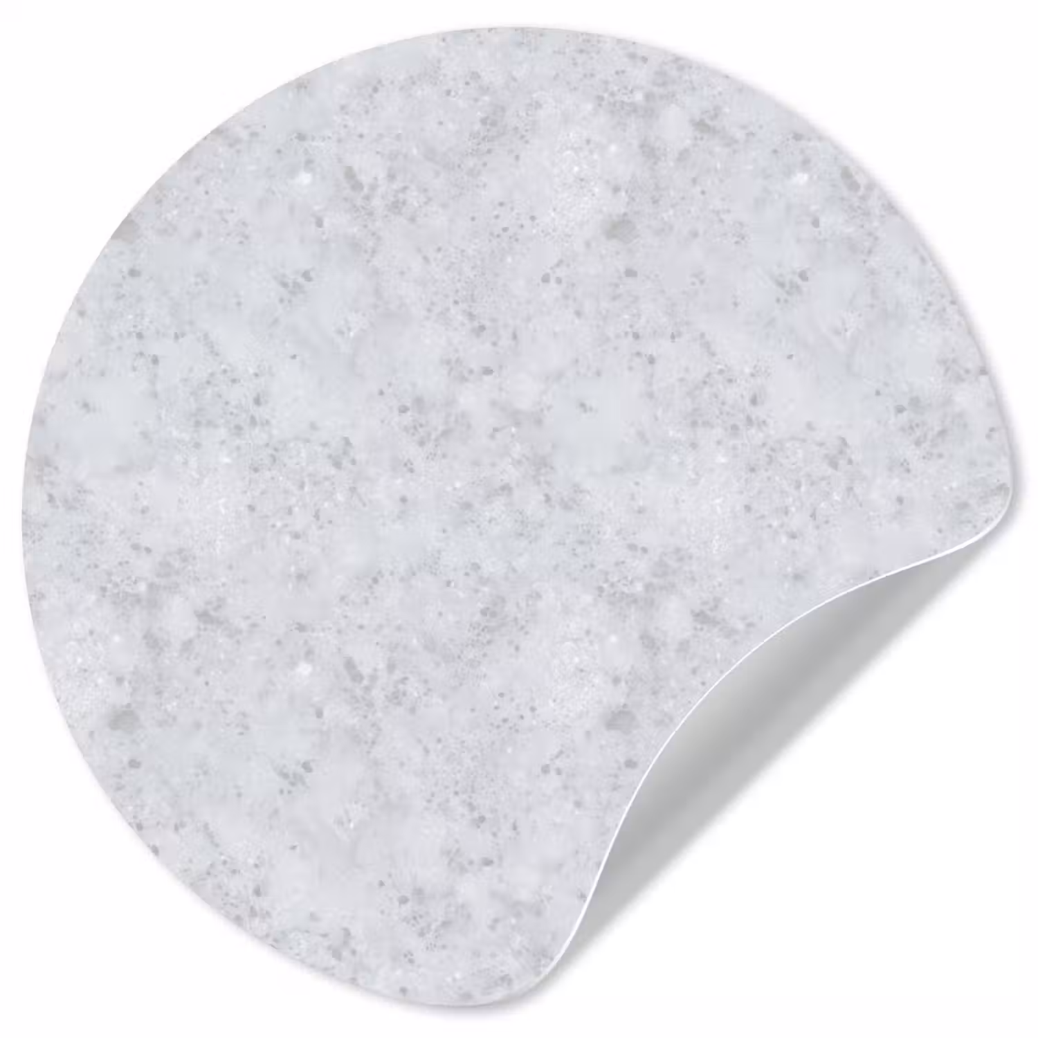 Grijs - Terrazzo-effect - Beton Wandcirkel behangsticker klein 186 -3d
