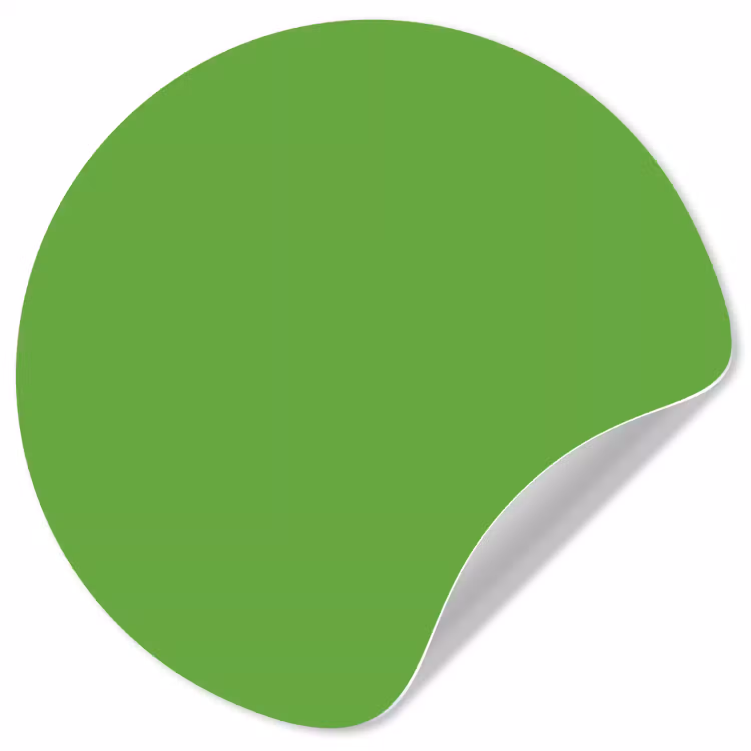 Groen - Kleuren - Natuur Wandcirkel behangsticker klein 186 -3d