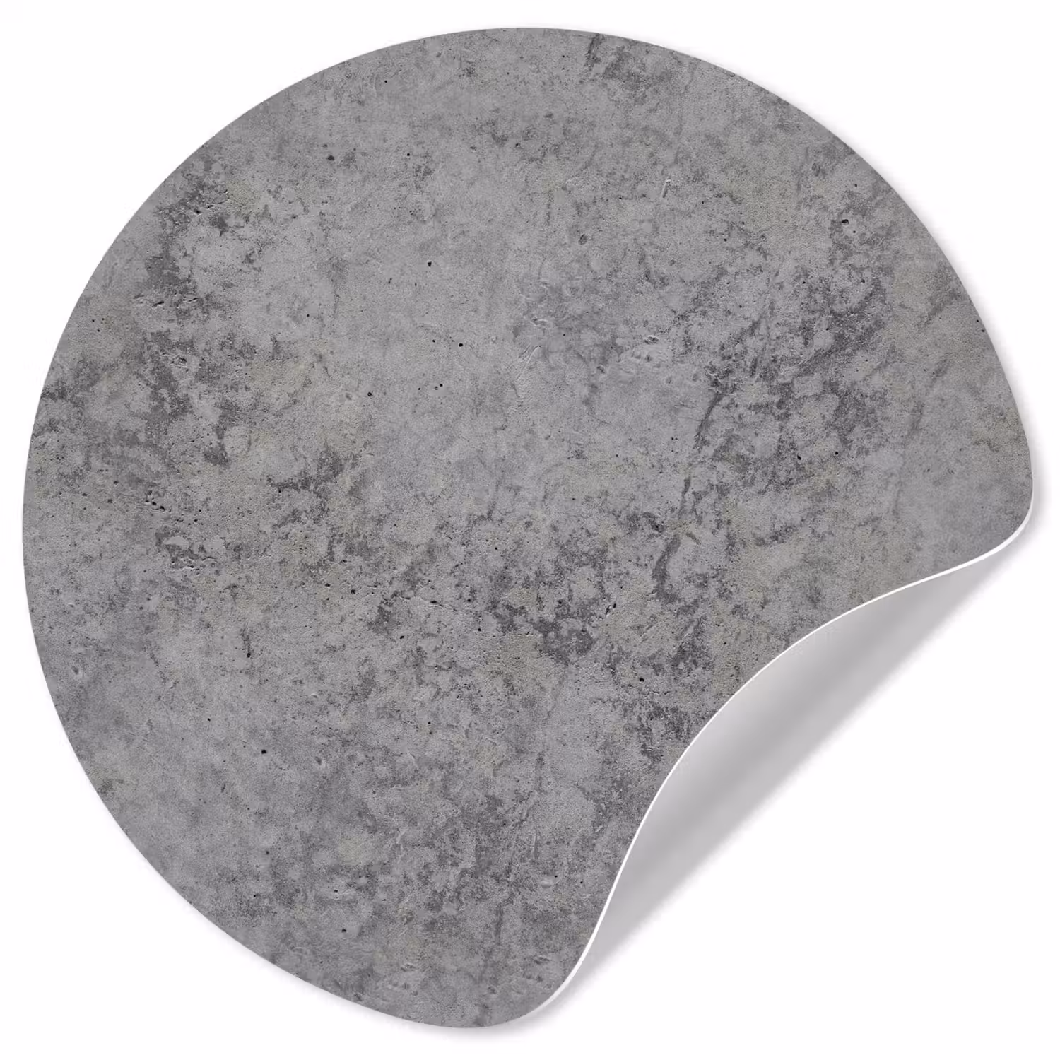 Industrieel - Beton - Patronen Wandcirkel behangsticker klein 186 -3d