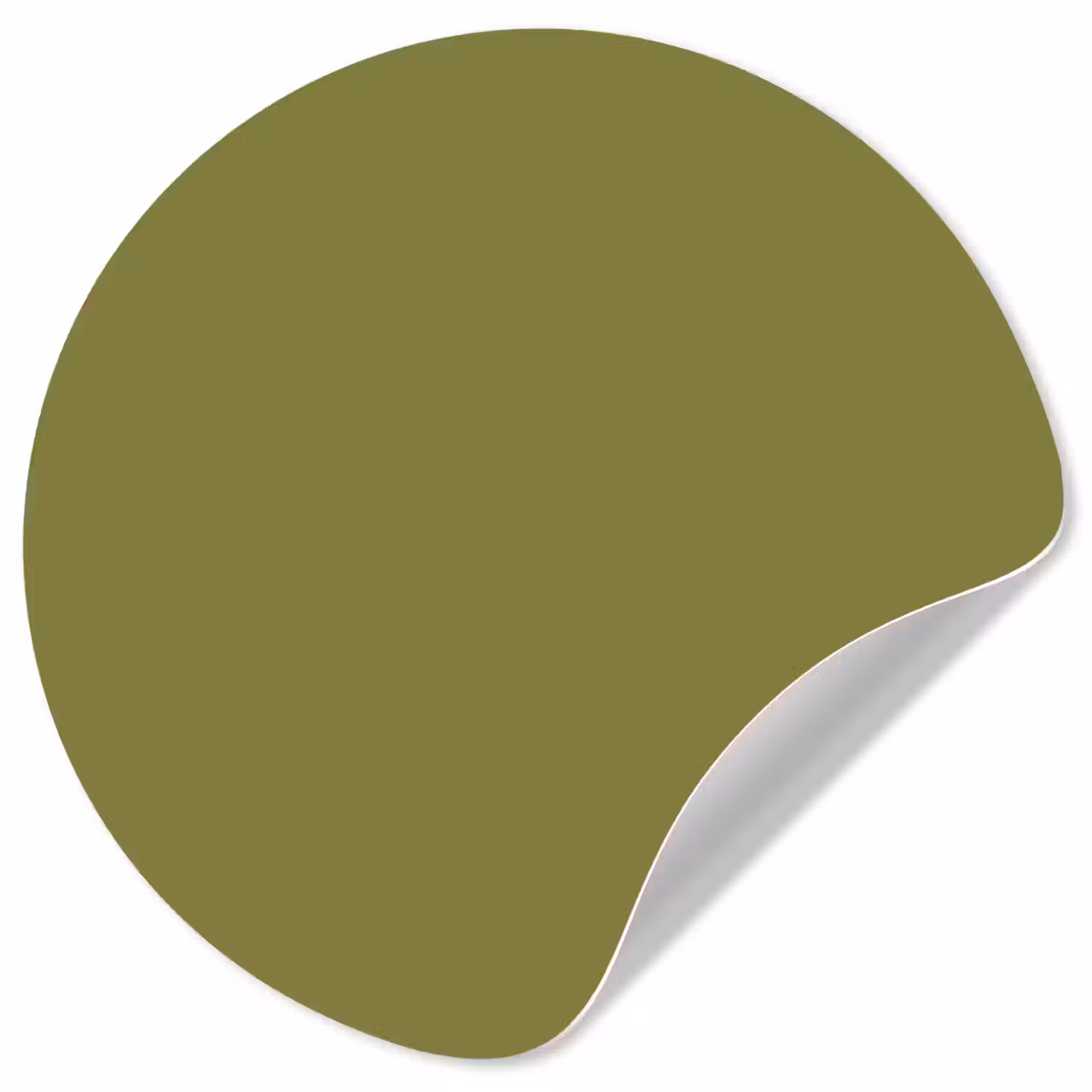 Juniper - Groen - Organisch Wandcirkel behangsticker klein 186 -3d