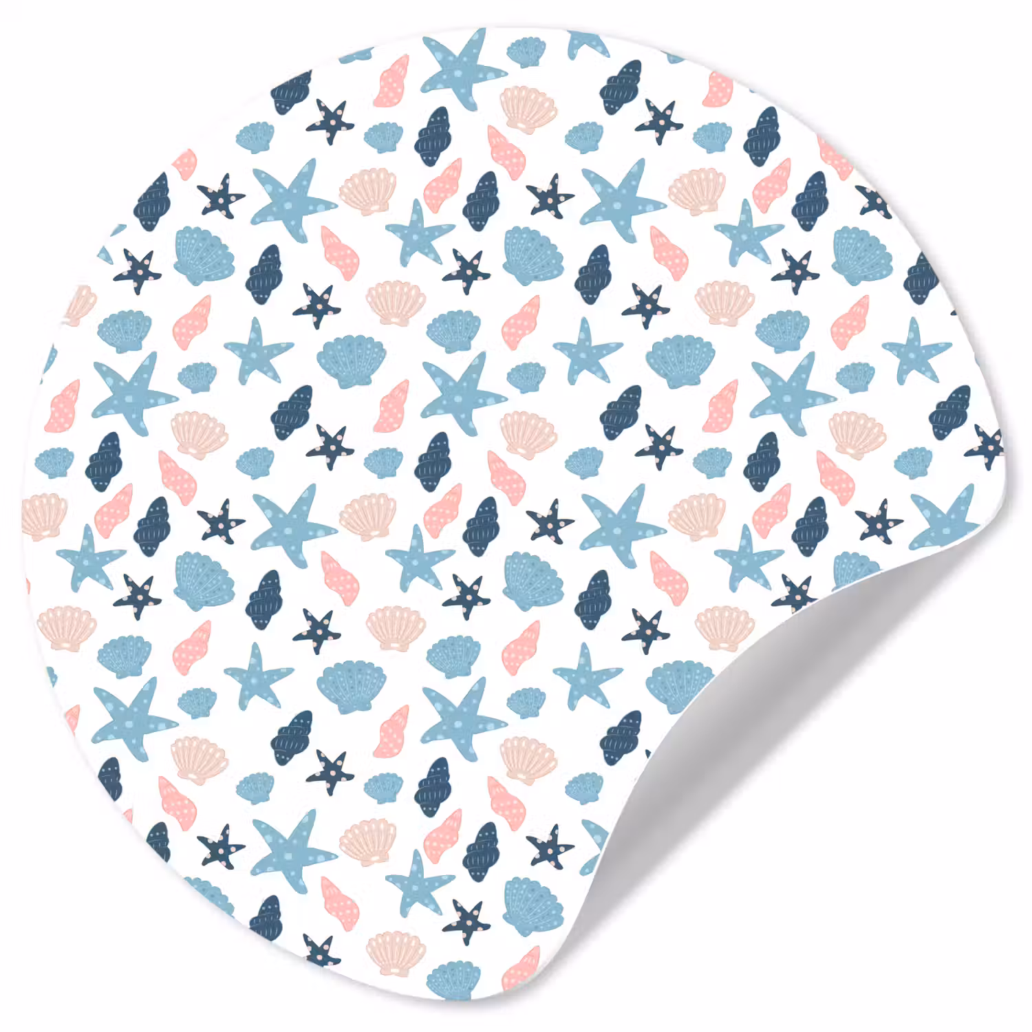Klein - Oceaan - Rif - Multi Wandcirkel behangsticker klein 186 -3d