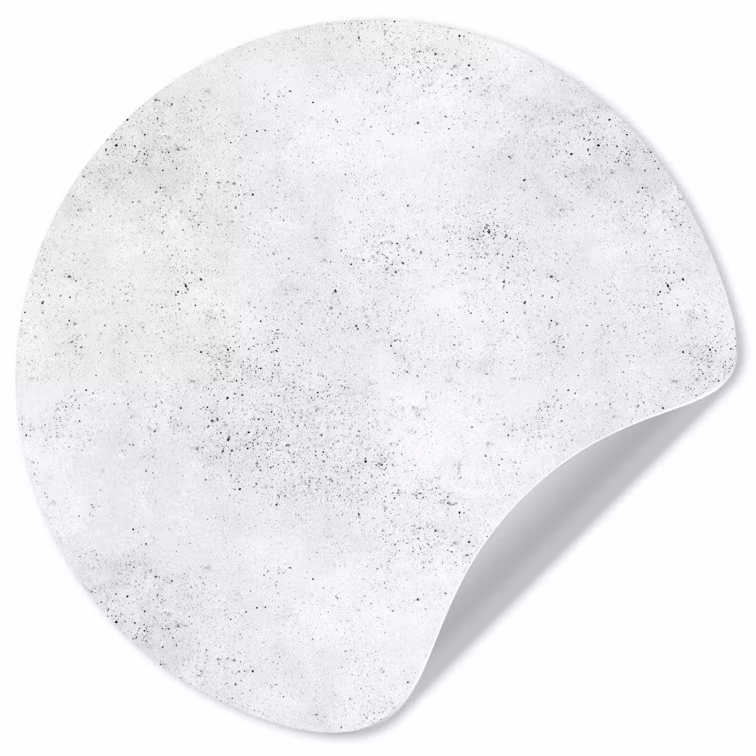 Lichtgrijs - Betonstructuur - Subtiel Wandcirkel behangsticker klein 186 -3d