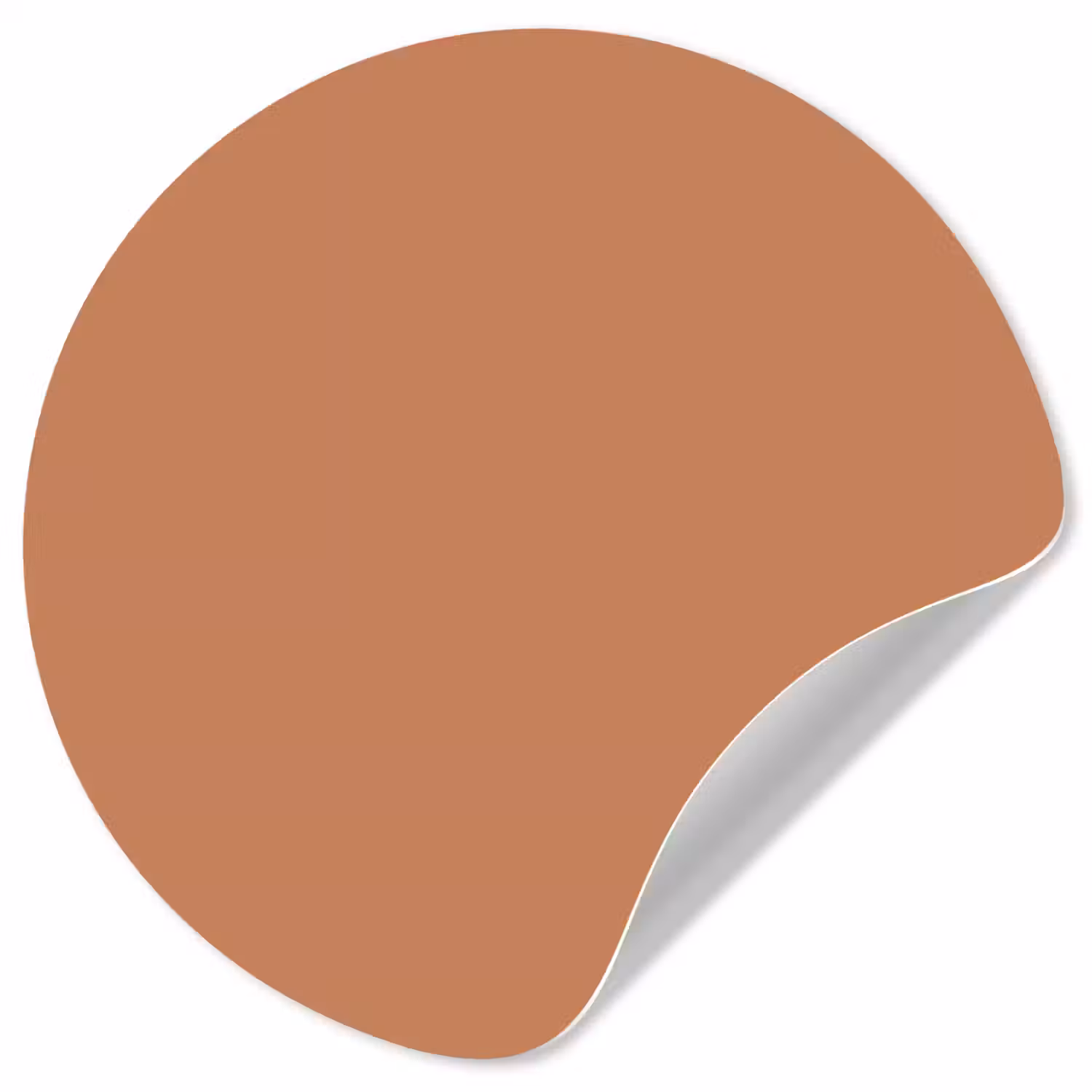 Little - Italy - Oranje Wandcirkel behangsticker klein 186 -3d