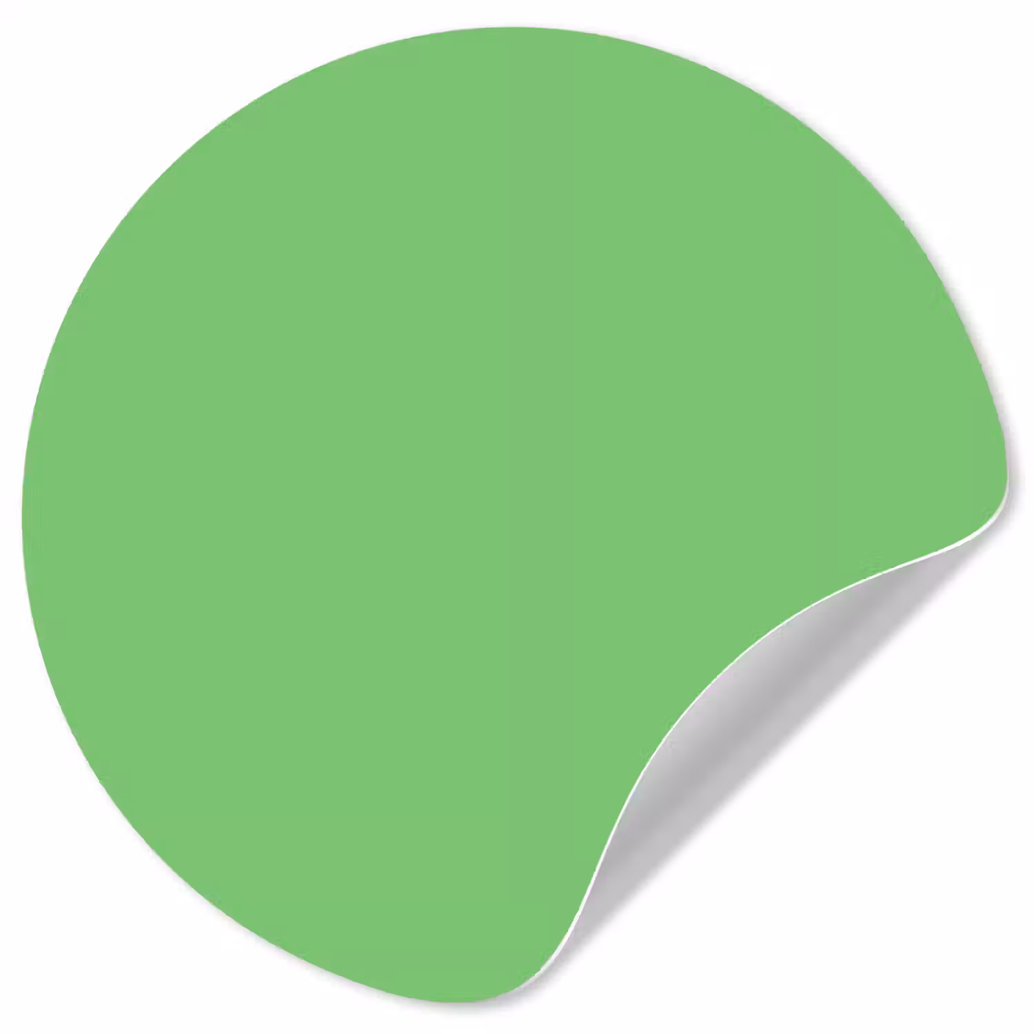Meadow - Green - Groen Wandcirkel behangsticker klein 186 -3d