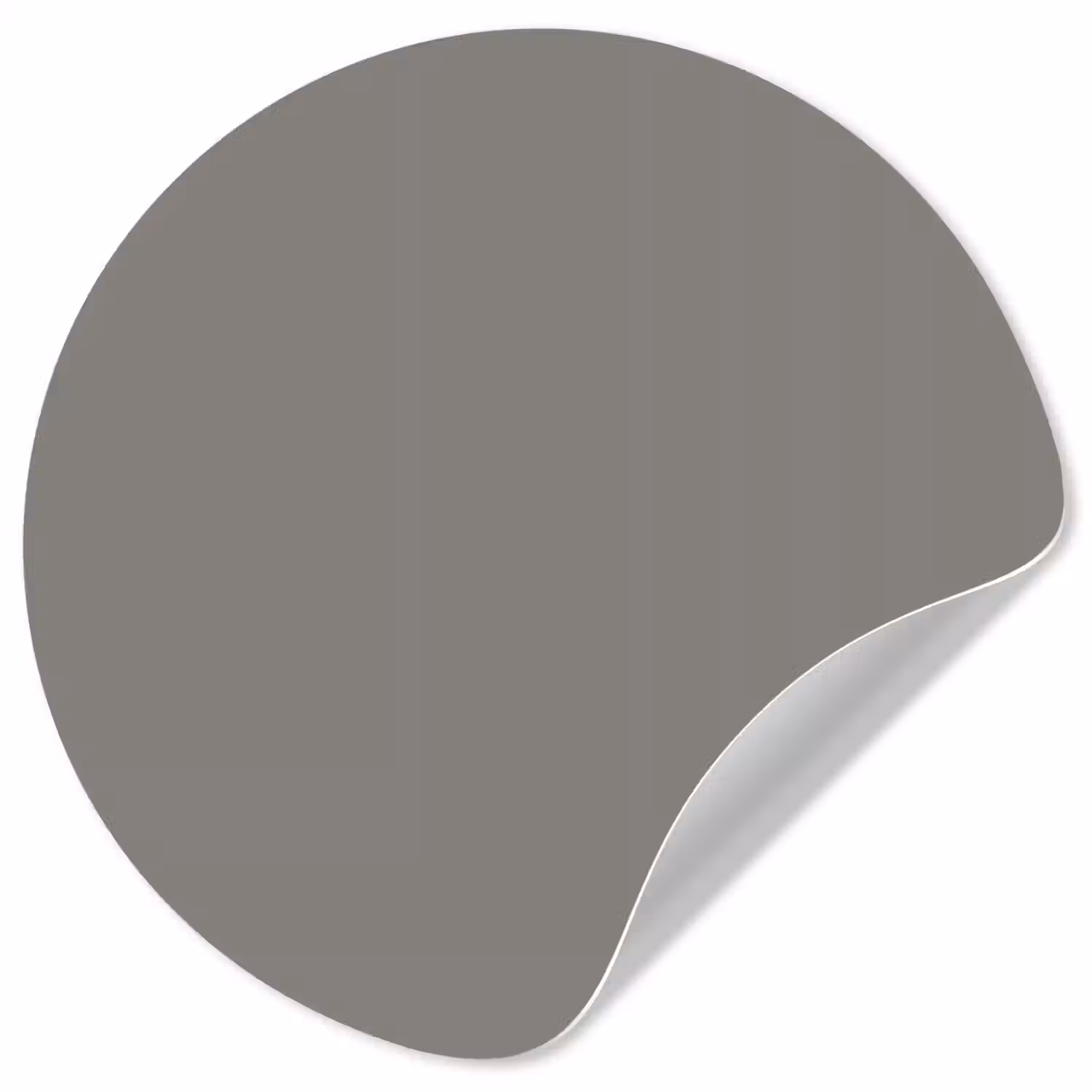 Mineral - Grey - Grijs Wandcirkel behangsticker klein 186 -3d