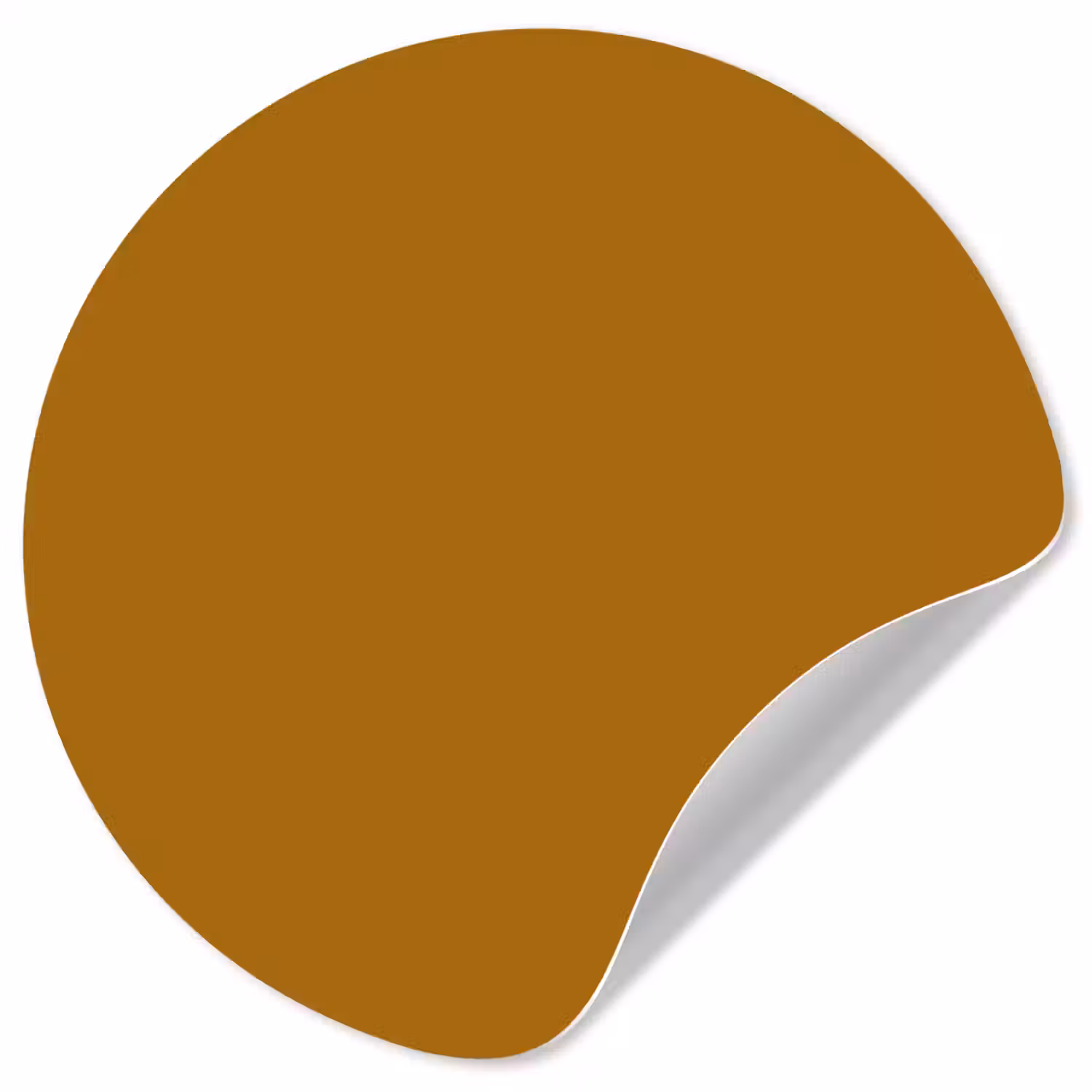 Ocre - Gold - Geel Wandcirkel behangsticker klein 186 -3d