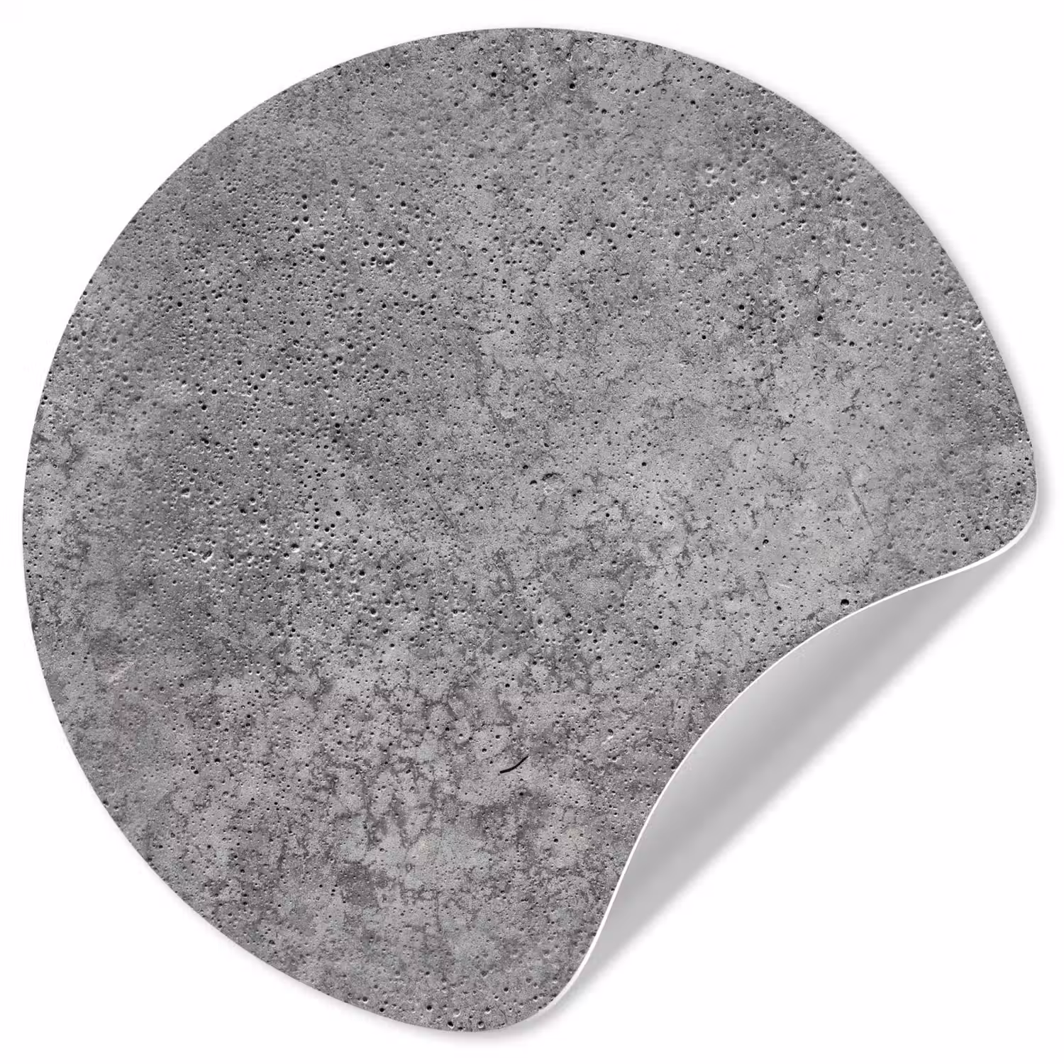 Patronen - Industrieel - Beton Wandcirkel behangsticker klein 186 -3d