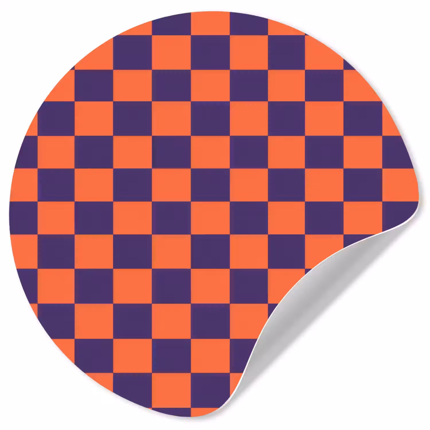 Patroon - Klassiek - Paars Wandcirkel behangsticker klein 186 -3d