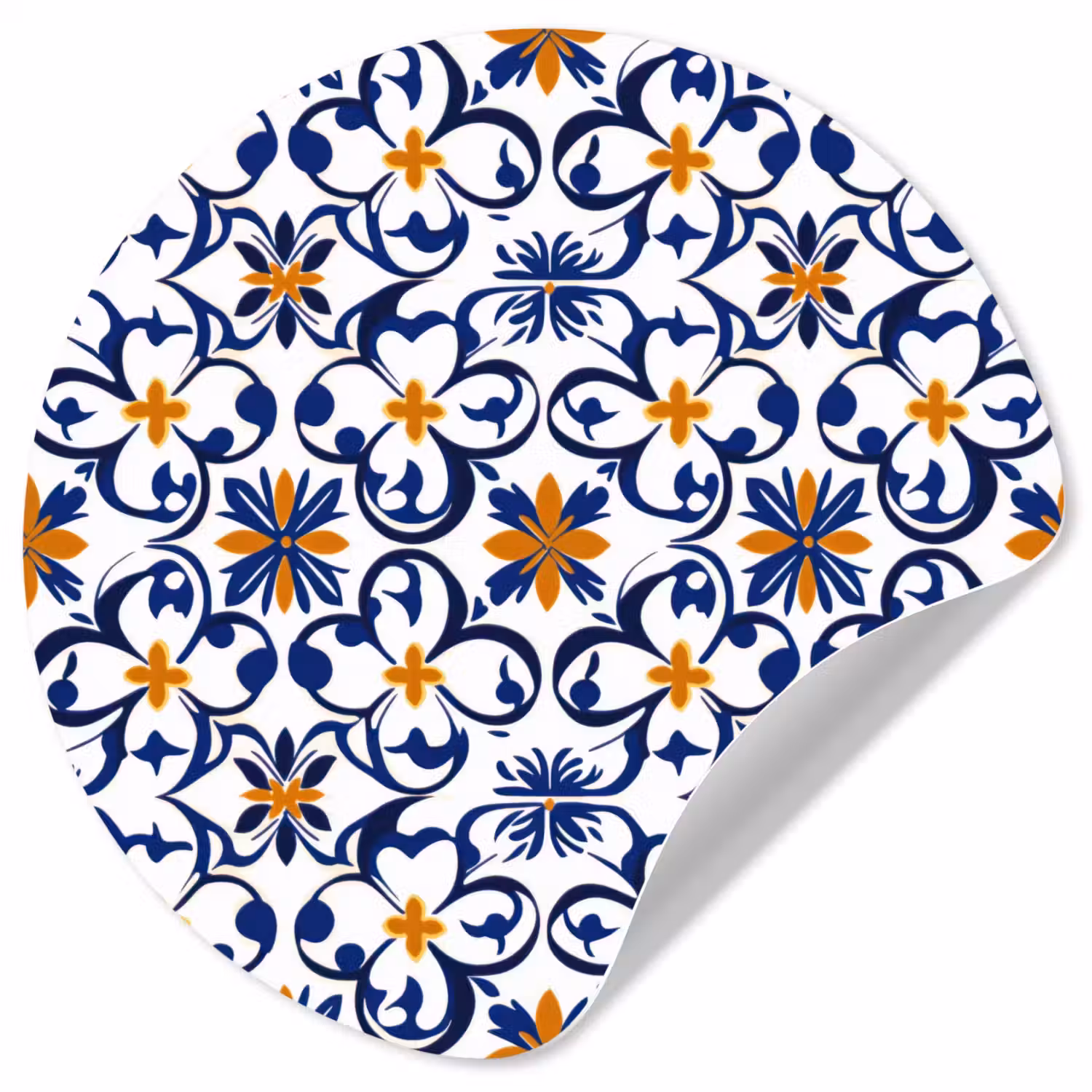 Patroon - Modern - Kleurrijk Wandcirkel behangsticker klein 186 -3d