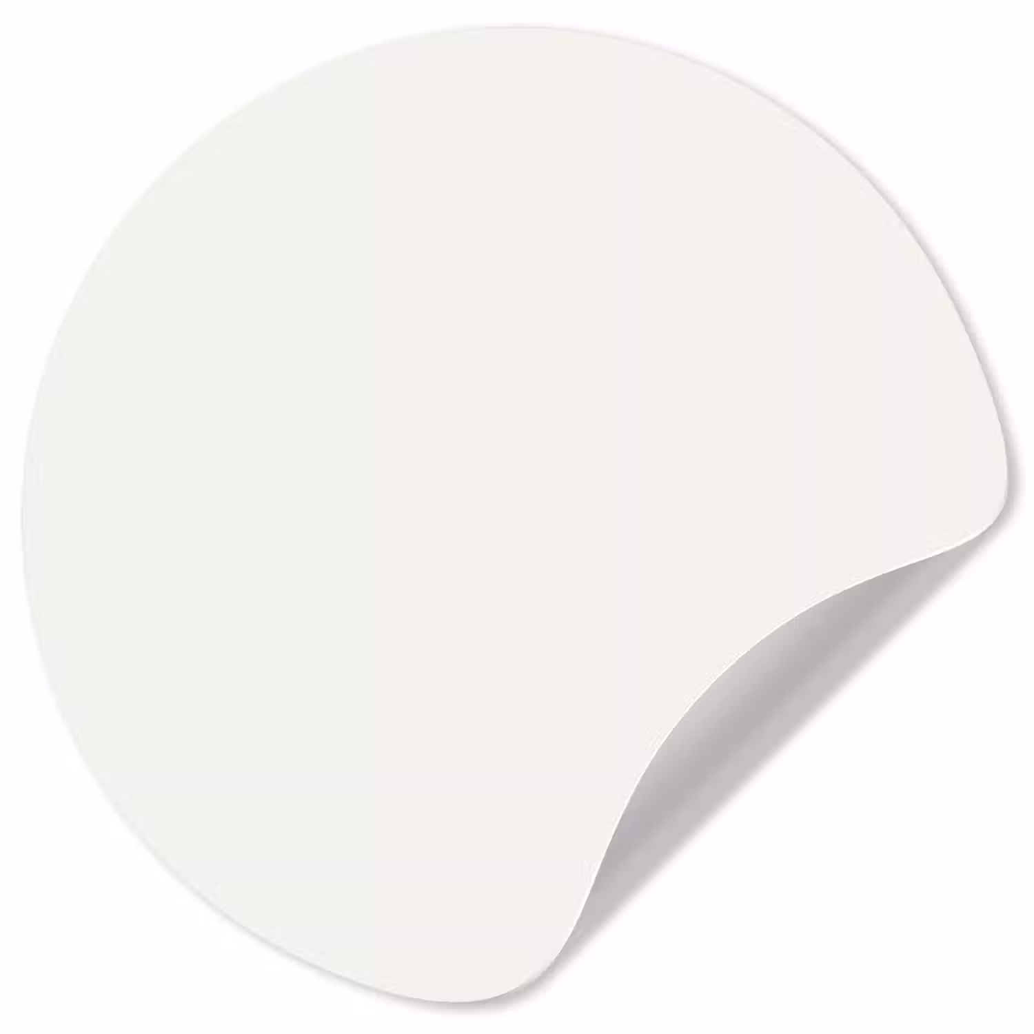 Pure - Alabaster - Wit Wandcirkel behangsticker klein 186 -3d