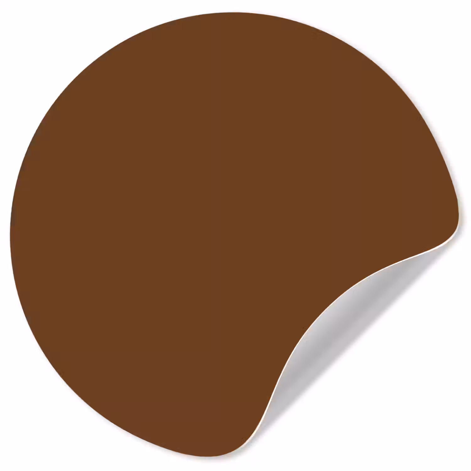 Rich - Espresso - Bruin Wandcirkel behangsticker klein 186 -3d