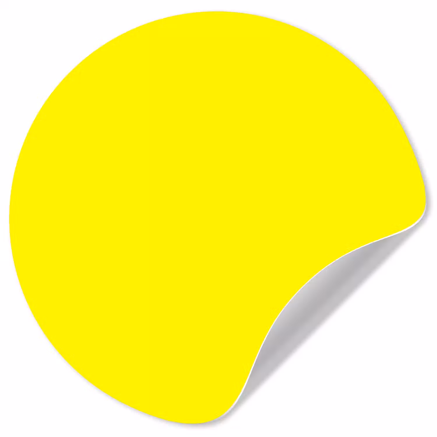 Sunshine - Glow - Geel Wandcirkel behangsticker klein 186 -3d