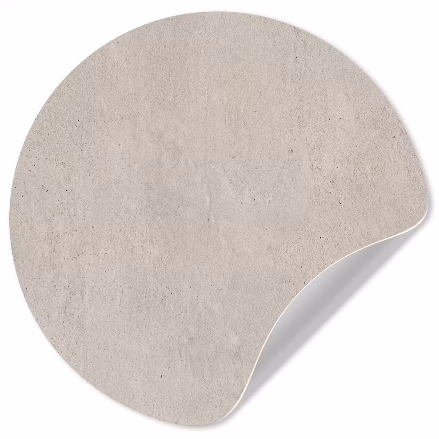 Textuur - Effen - Abstract - Beige Wandcirkel behangsticker klein -3d