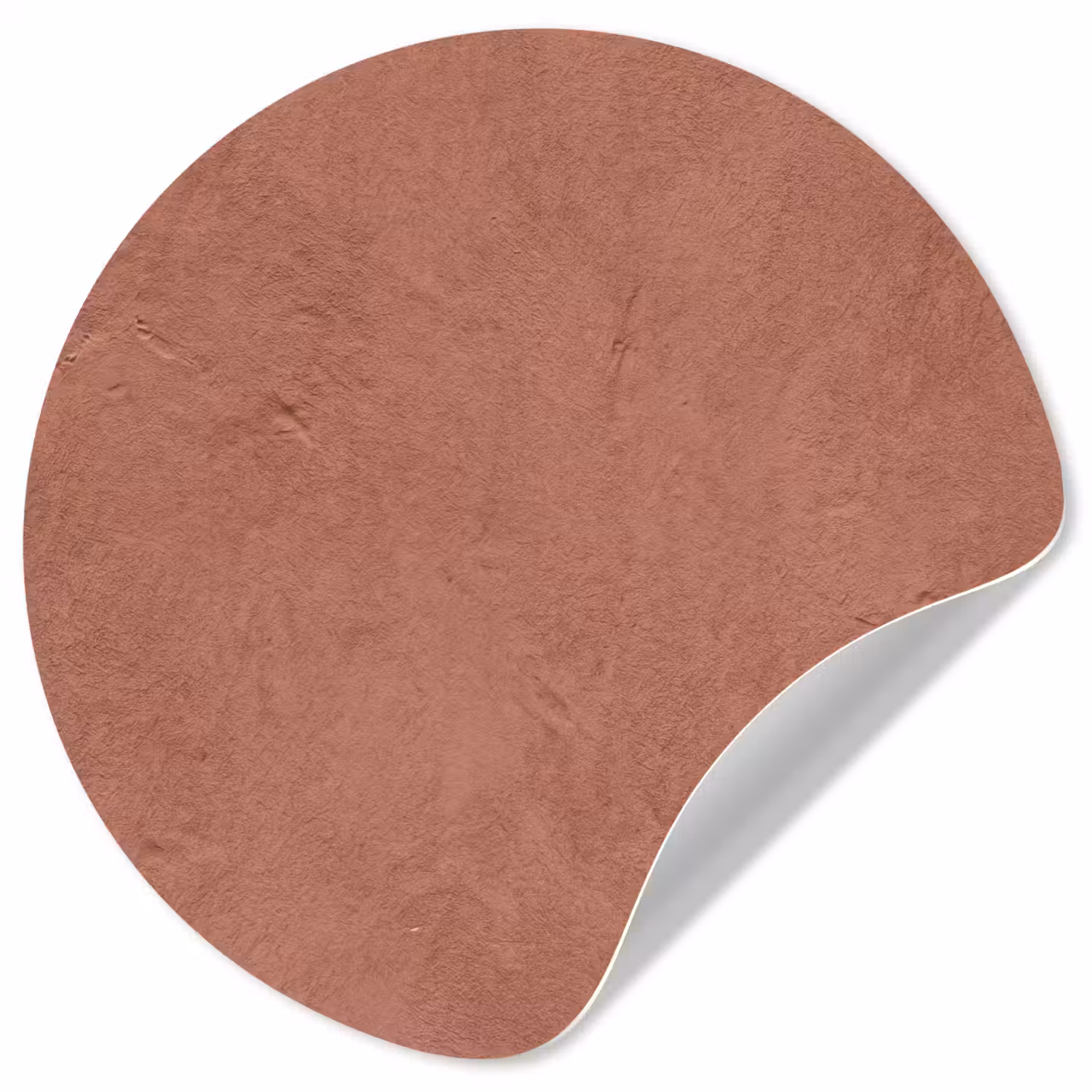 Textuur - Roodbruin - Grof - Modern Wandcirkel behangsticker klein -3d