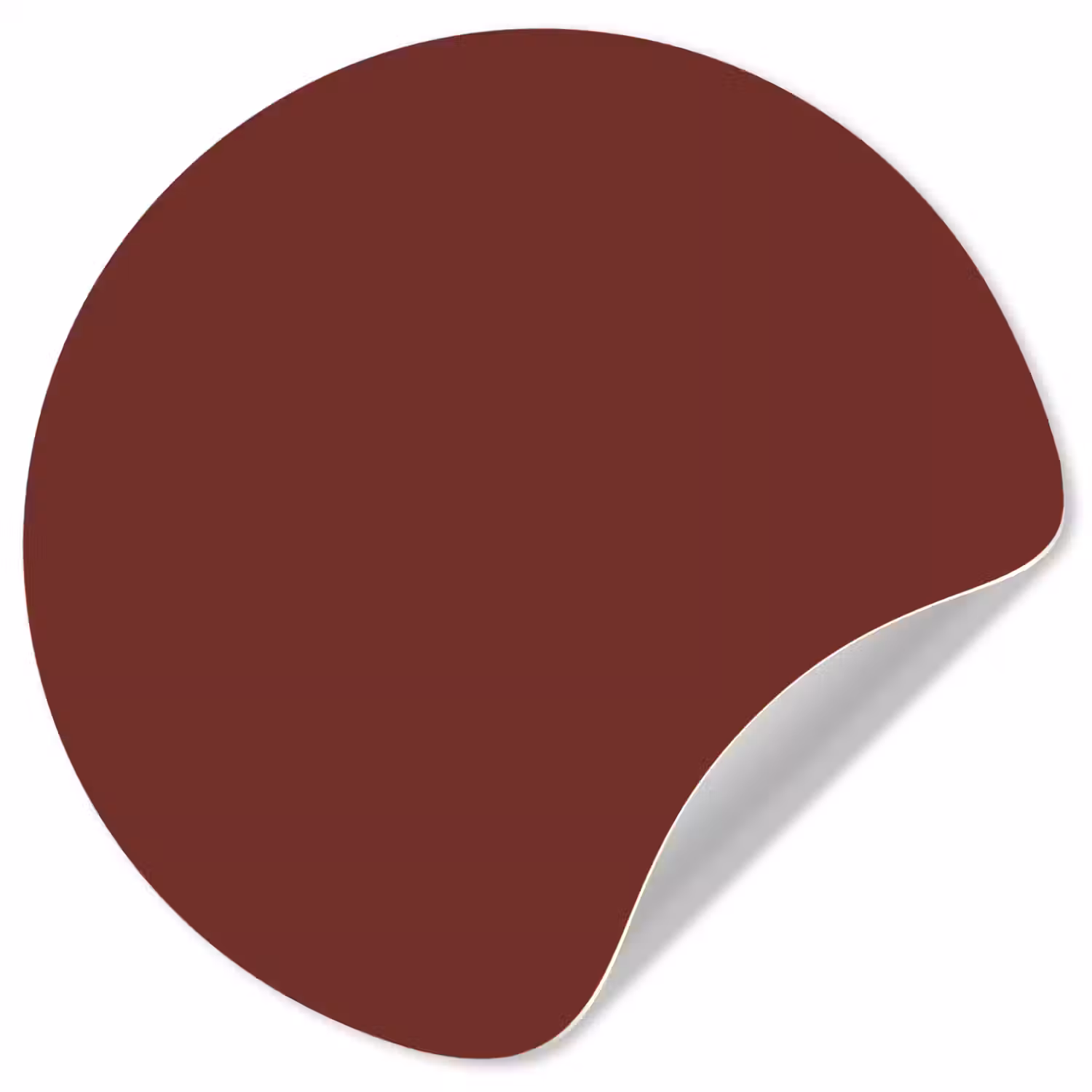 Valentine - Velvet - Rood Wandcirkel behangsticker klein 186 -3d