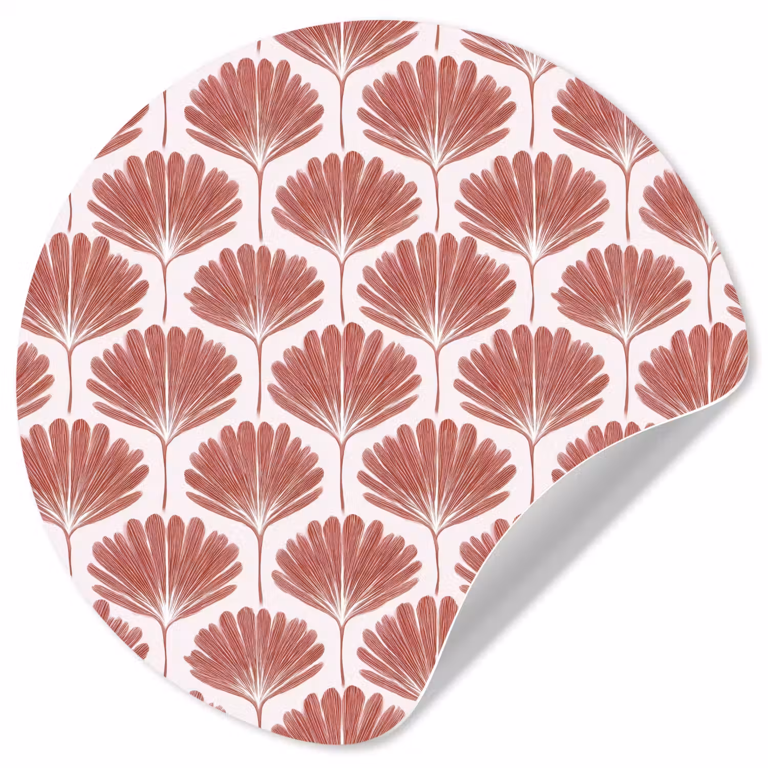 Waaier - Motief - Terra Wandcirkel behangsticker klein 186 -3d