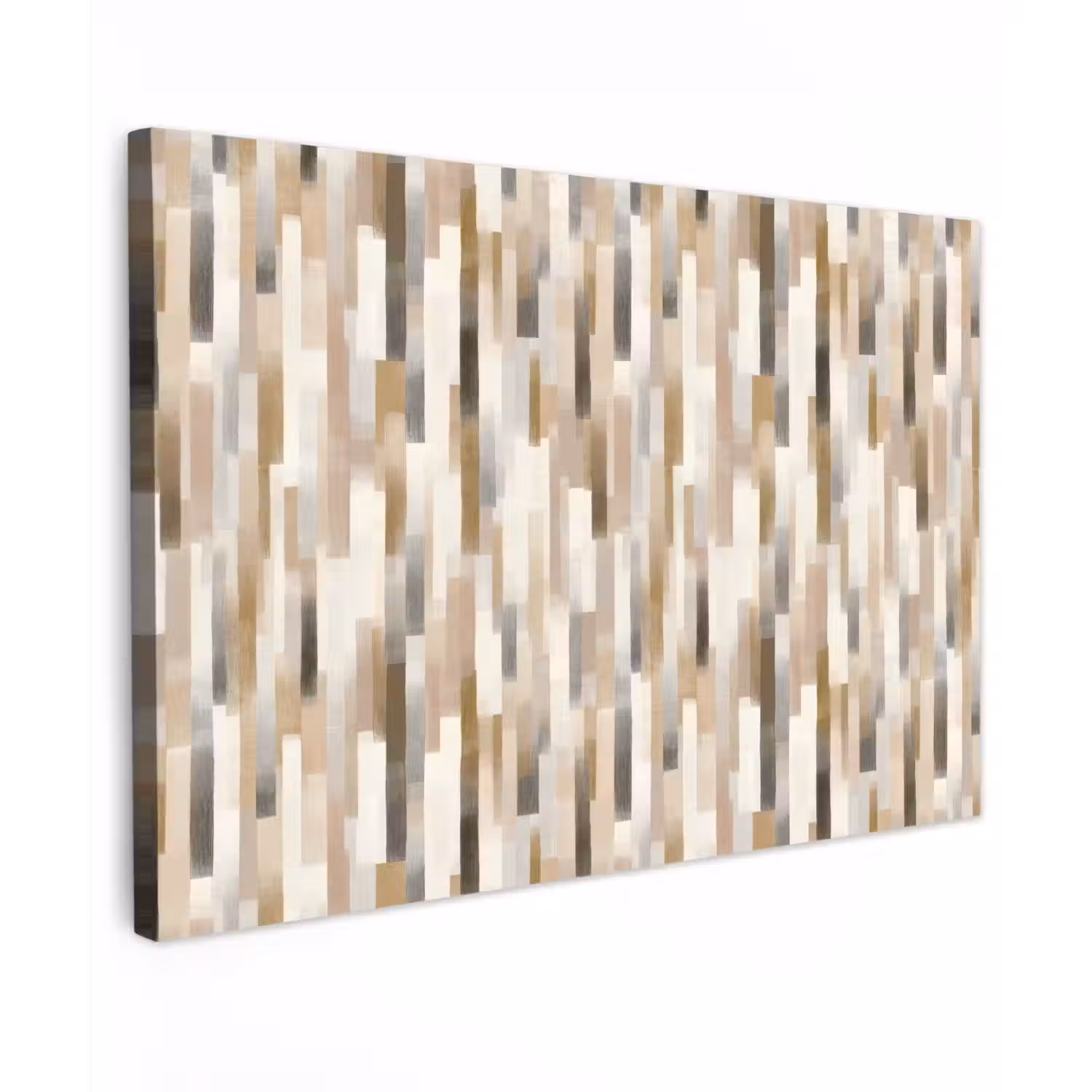 Abstract - Patroon - Kwaststreken Tuinposter op houten frame 2 cm dik klein 845 -3d