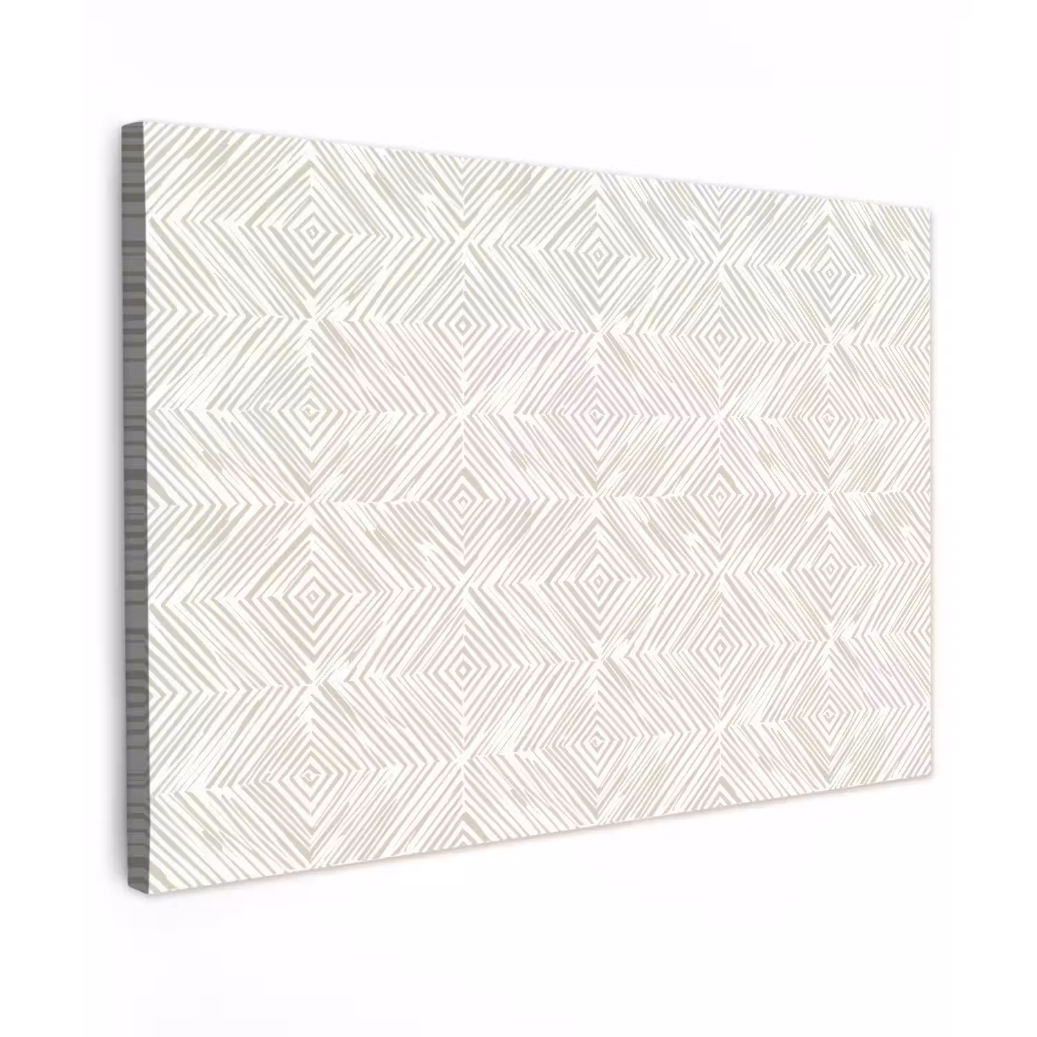 Abstract - Ruiten - Beige Tuinposter op houten frame 2 cm dik klein 845 -3d