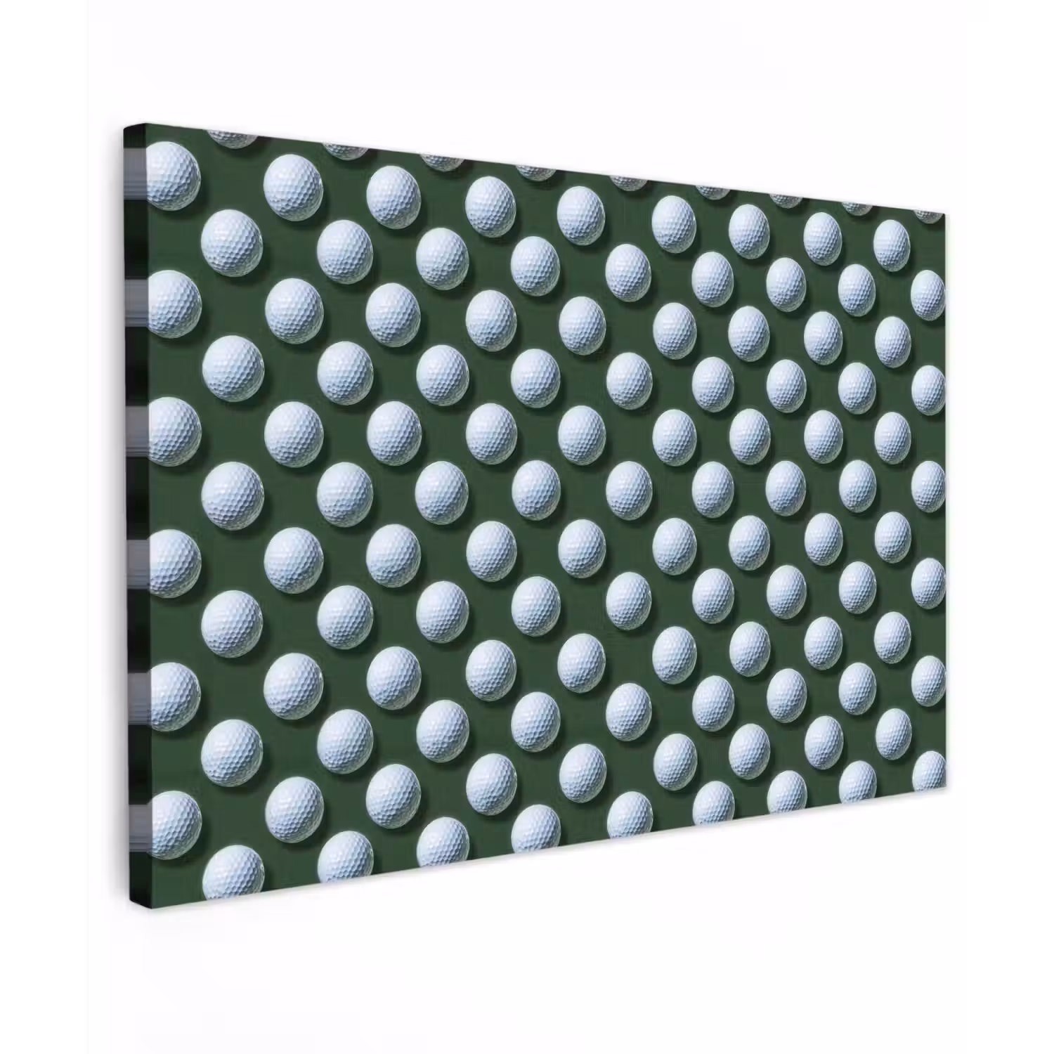 Ballen - Golf - Groen Tuinposter op houten frame 2 cm dik klein 845 -3d