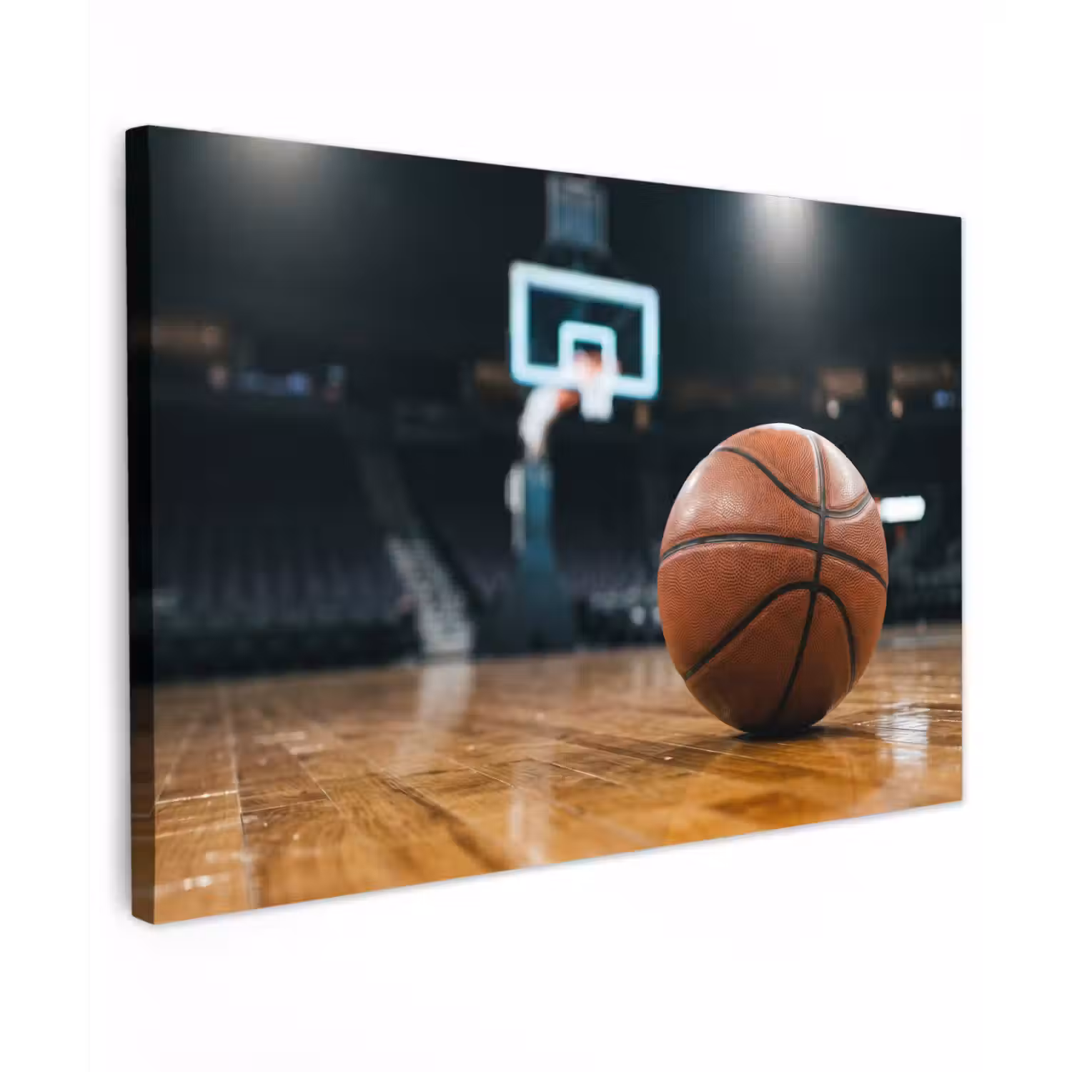 Basketbal - Arena - Sport Tuinposter op houten frame 2 cm dik klein -3d