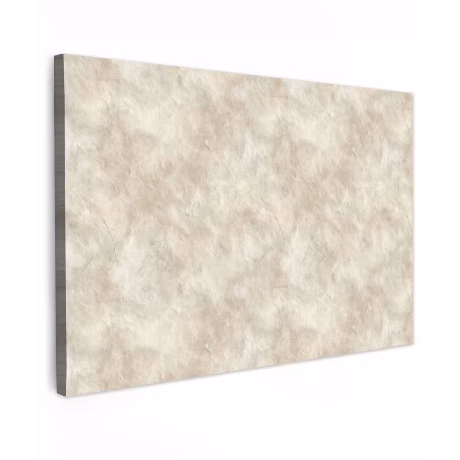 Beige - Reliëfstructuur - Natuursteen Tuinposter op houten frame 2 cm dik klein 845 -3d