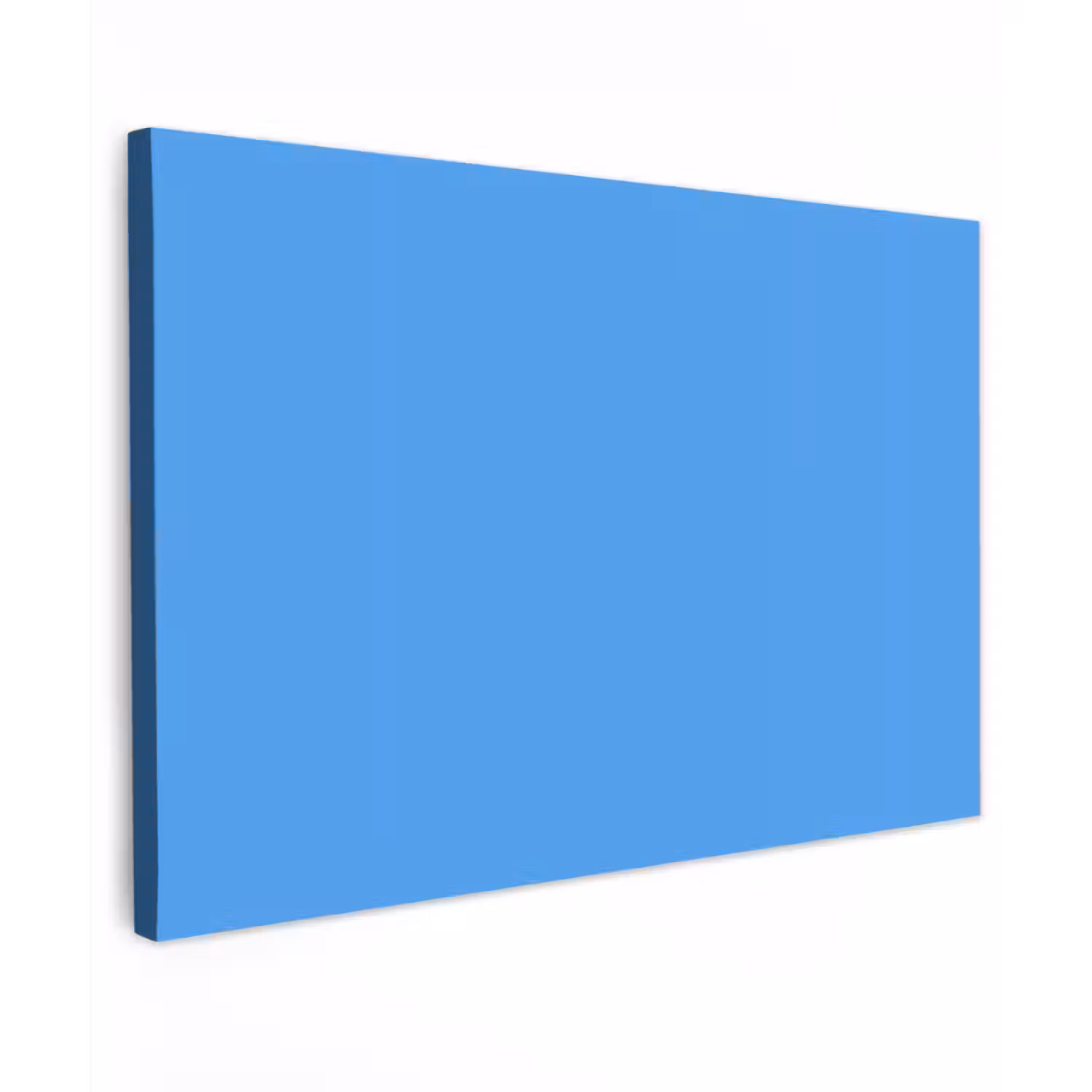 Bright - Azure - Blauw Tuinposter op houten frame 2 cm dik klein 845 -3d