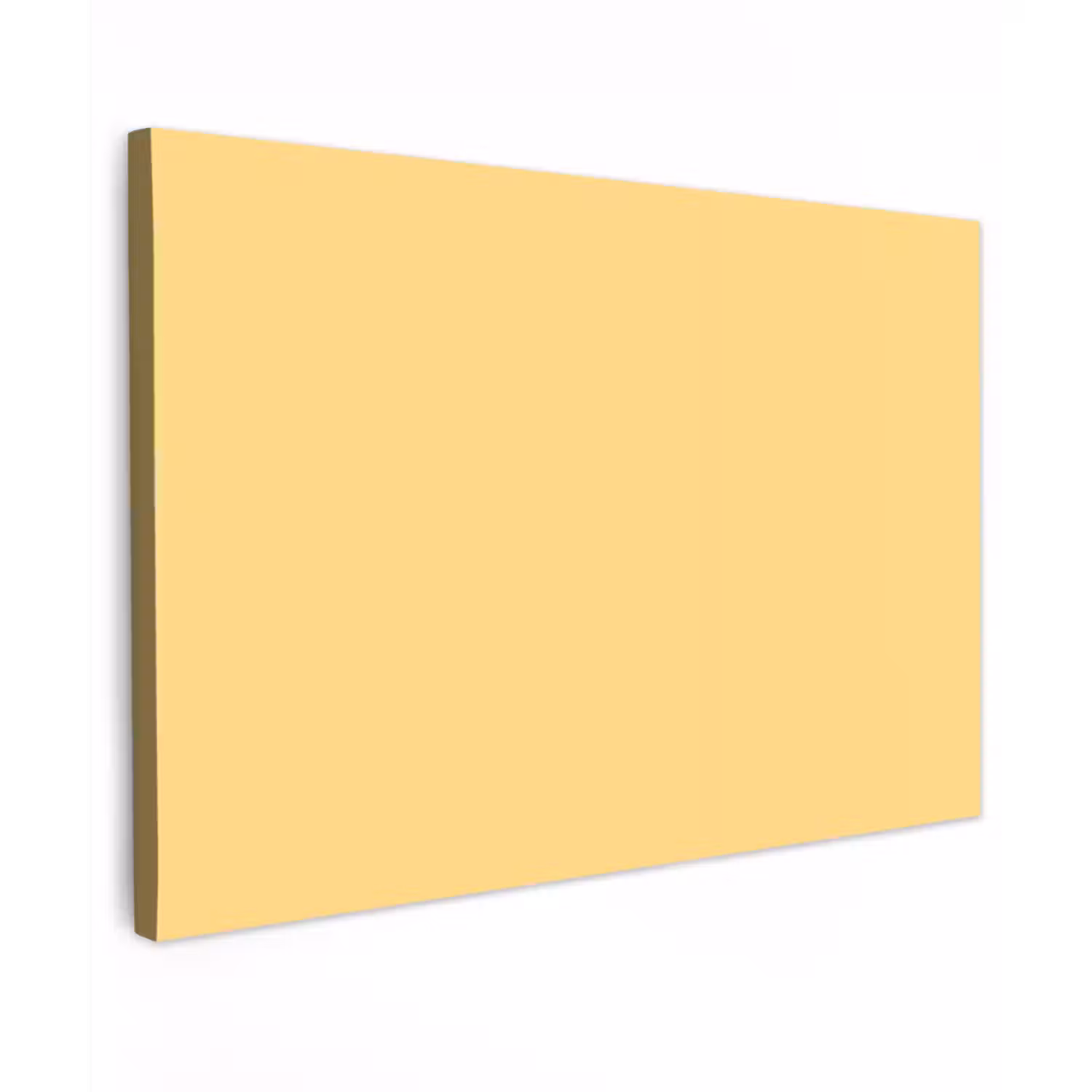 Butter - Geel - Yellow Tuinposter op houten frame 2 cm dik klein 845 -3d