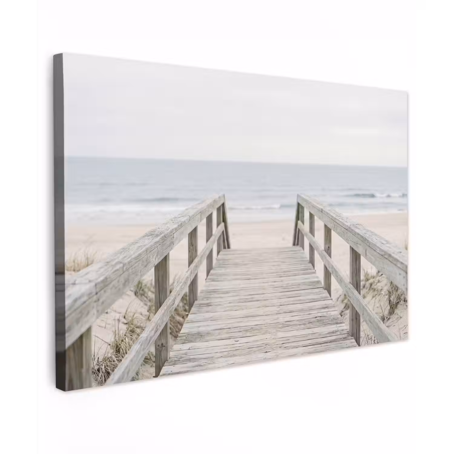 Duinen - Vlonder - Oceaan Tuinposter op houten frame 2 cm dik klein -3d