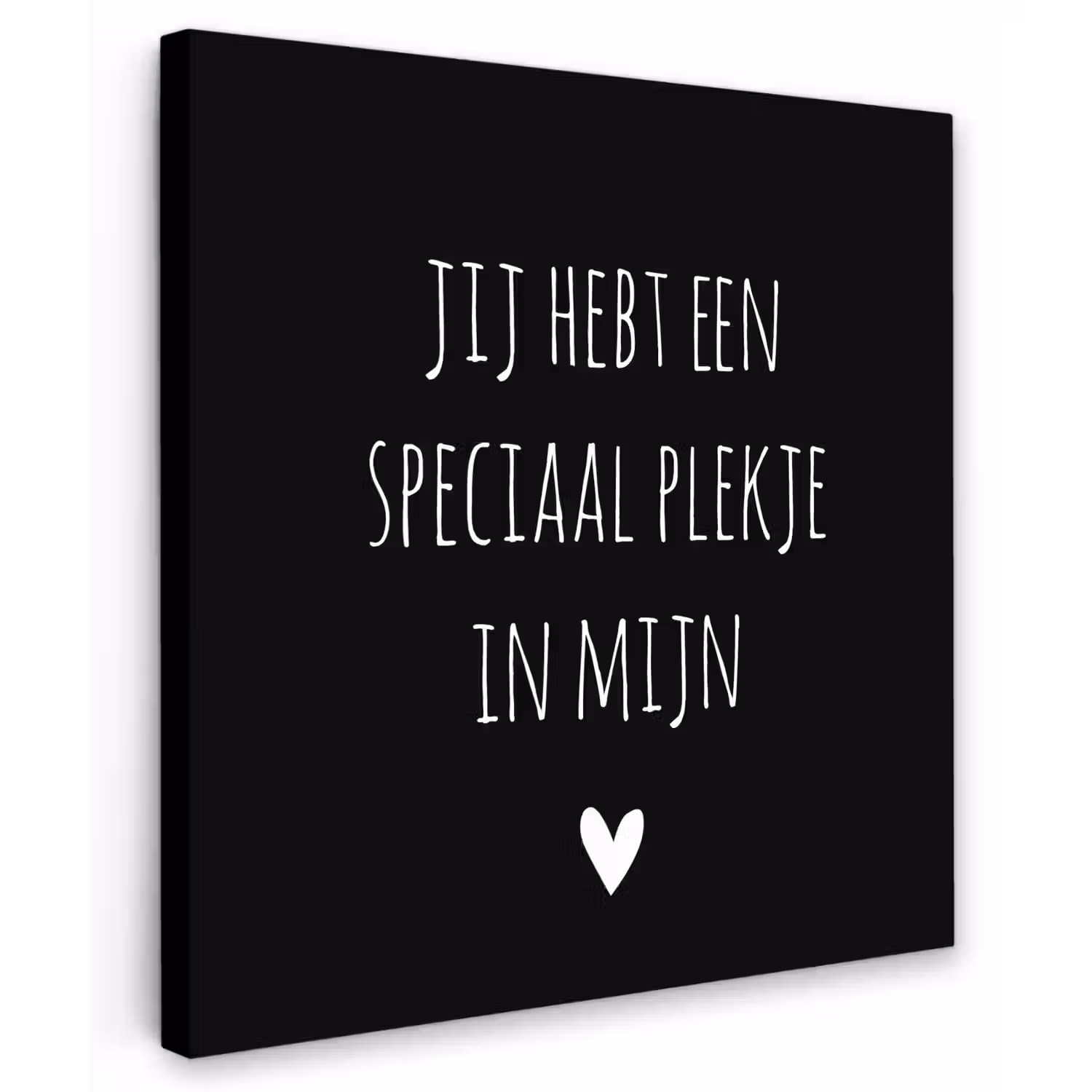 Een speciaal plekje in mijn hart - Quotes - Spreuken Tuinposter op houten frame 2 cm dik middel -3d
