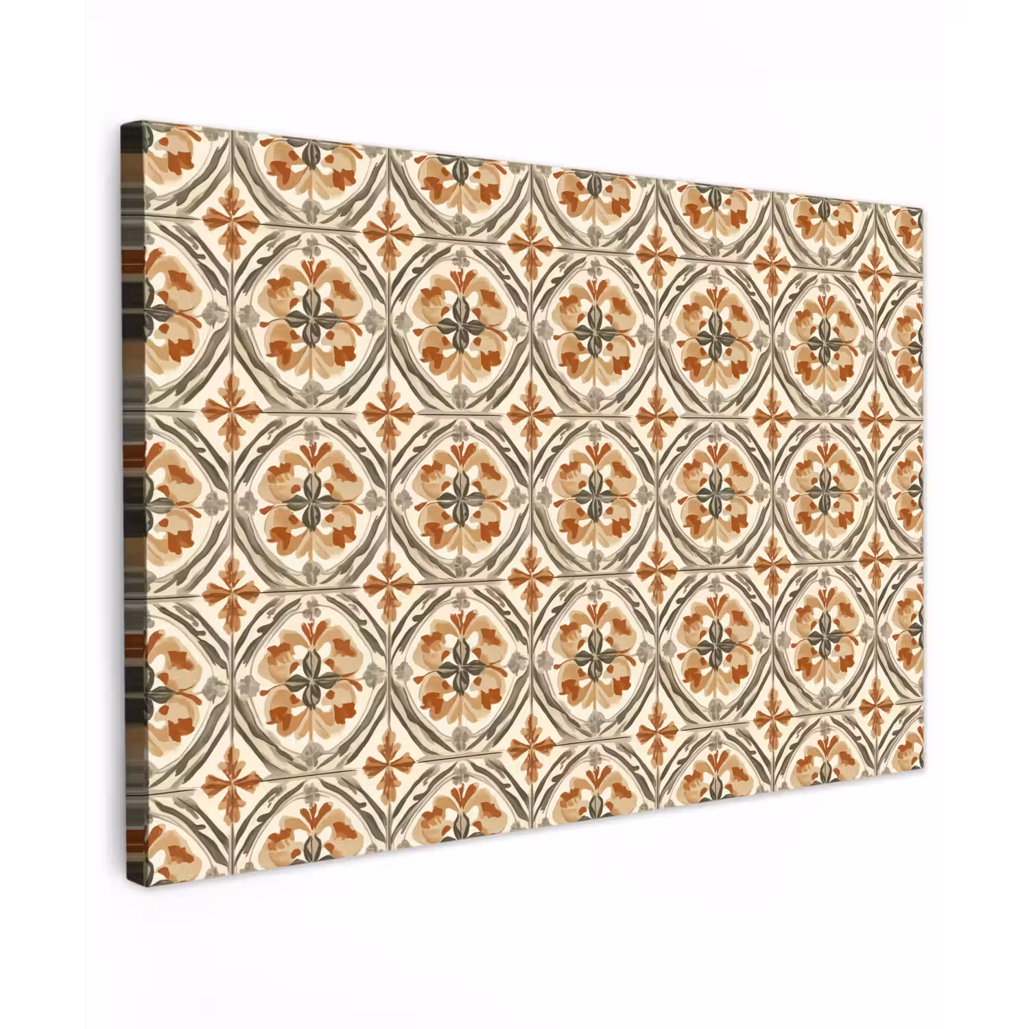 Elegant - Antiek - Kleurrijk Tuinposter op houten frame 2 cm dik klein 845 -3d