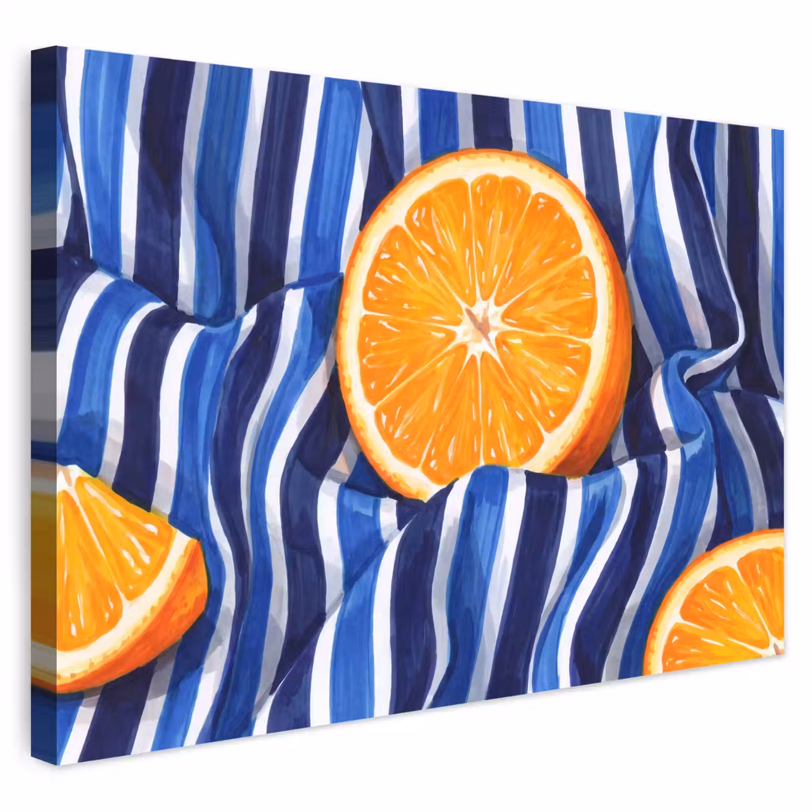 Buiten canvas - Eten - Fruit - Oranje - Eten - Fruit - Oranje Tuinposter op houten frame 2 cm dik klein