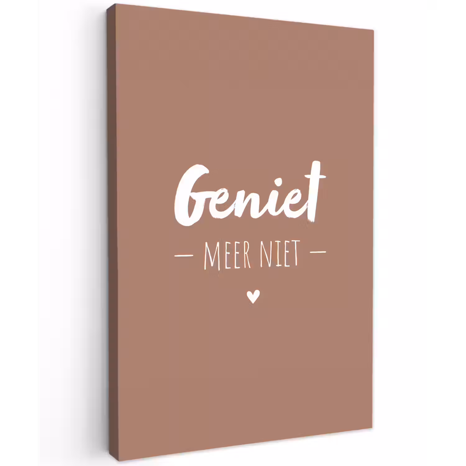 geniet-roze-2-3 Tuinposter op houten frame 2 cm dik klein -3d