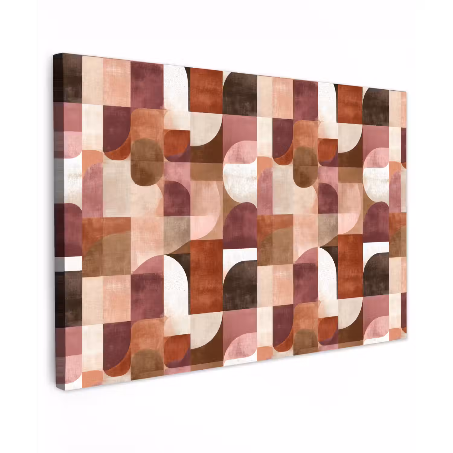 Geometrie - Modern - Retro Tuinposter op houten frame 2 cm dik klein 845 -3d