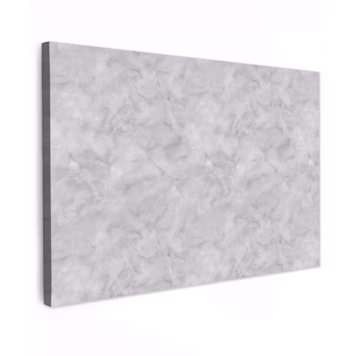 Grijs - Marmer - Mat Tuinposter op houten frame 2 cm dik klein 845 -3d