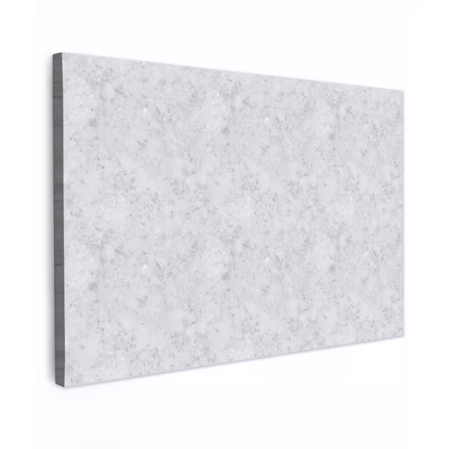 Grijs - Terrazzo-effect - Beton Tuinposter op houten frame 2 cm dik klein 845 -3d