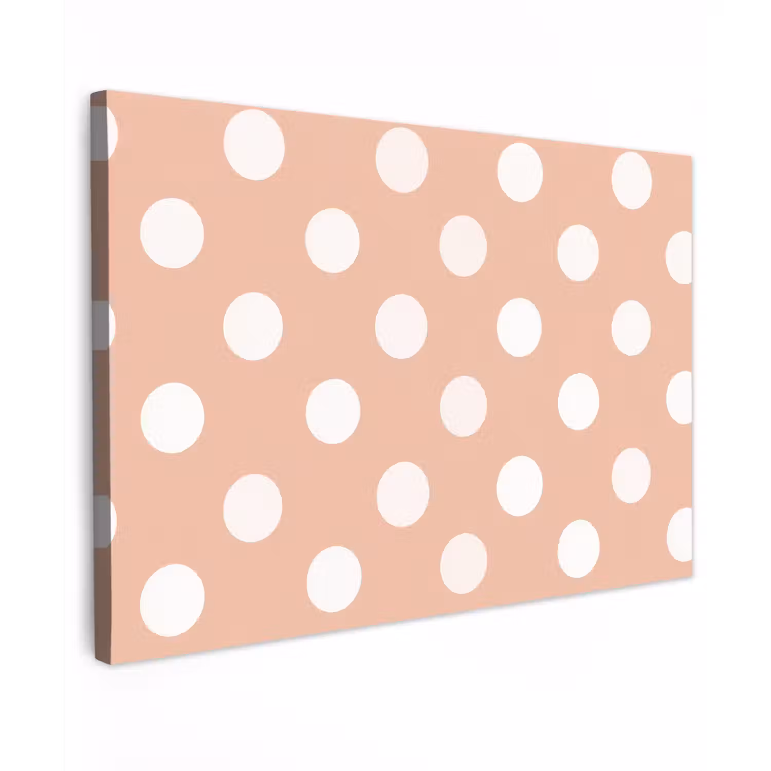 Klassiek - Polka - Perzik Tuinposter op houten frame 2 cm dik klein 845 -3d