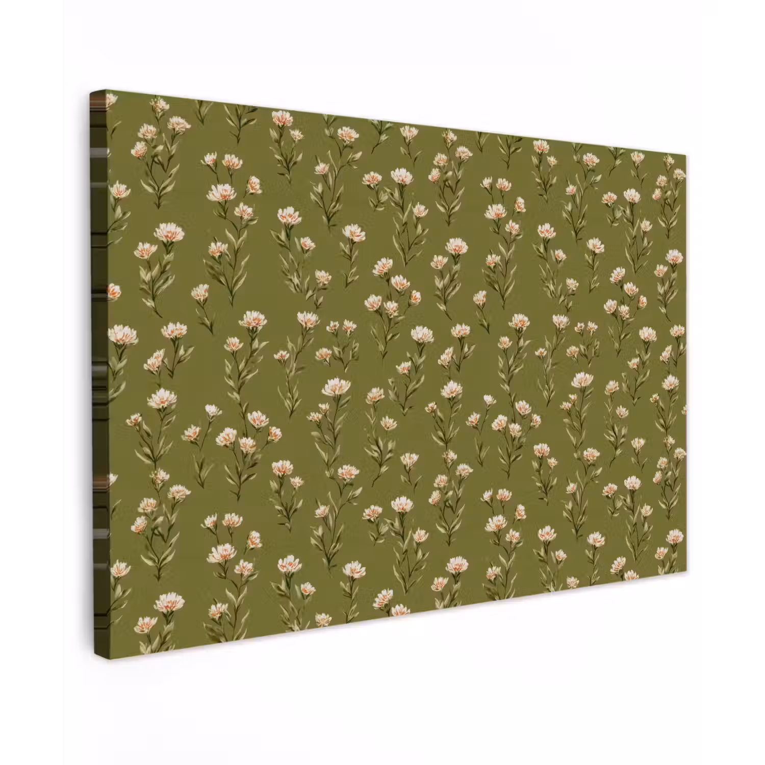 Landelijk - Bloemen - Groen Tuinposter op houten frame 2 cm dik klein 845 -3d