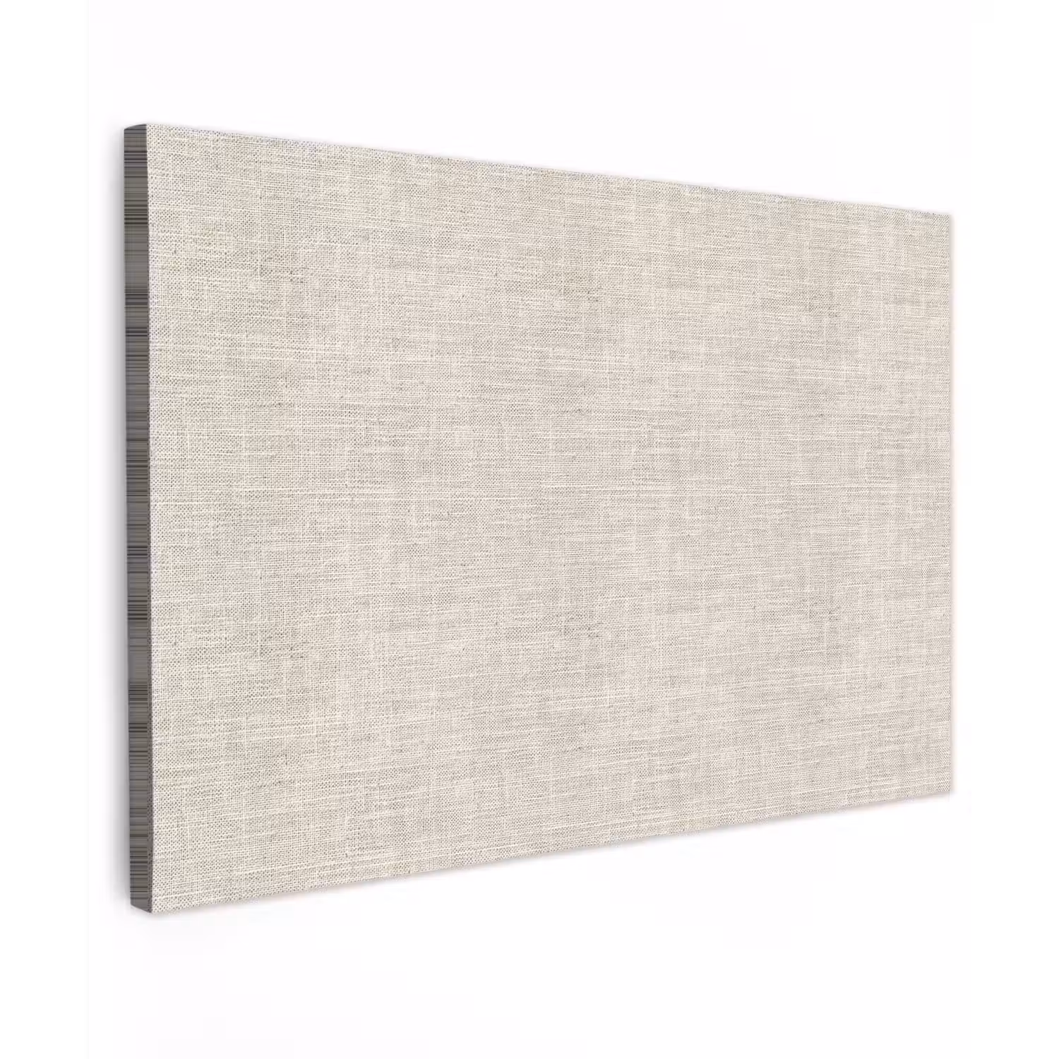Linnen - Textuur - Beige Tuinposter op houten frame 2 cm dik klein 845 -3d