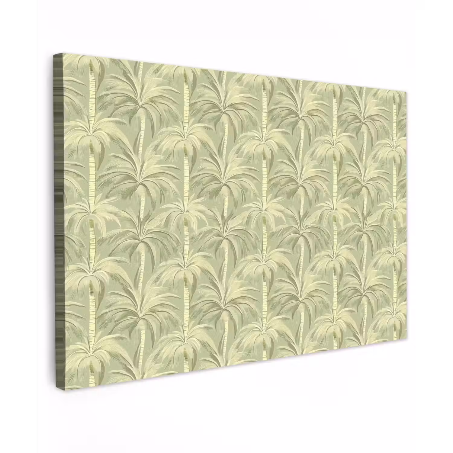 Palmwoud - Tropisch - Groen Tuinposter op houten frame 2 cm dik klein 845 -3d