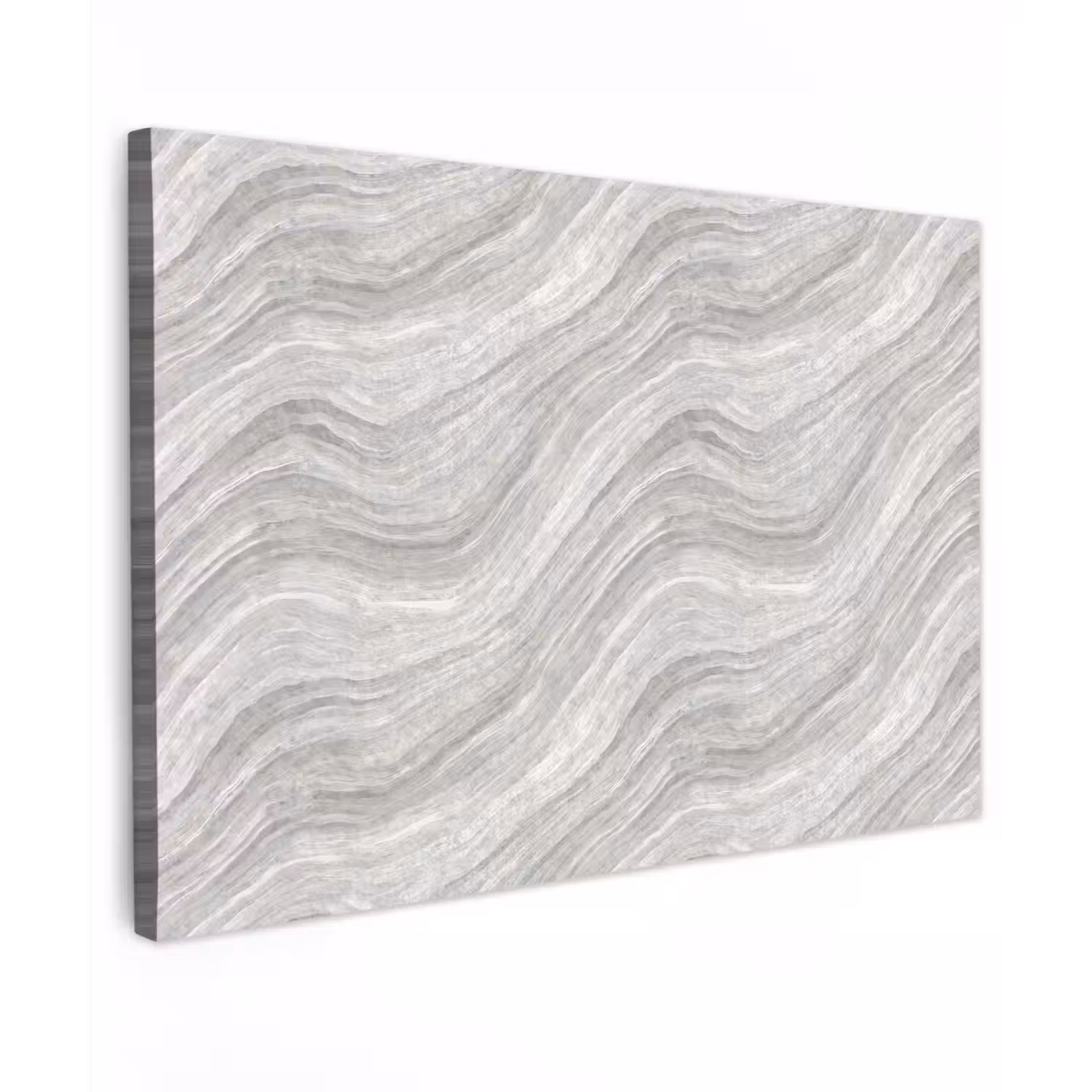 Patroon - Helder - Wit - Grijs Tuinposter op houten frame 2 cm dik klein 845 -3d