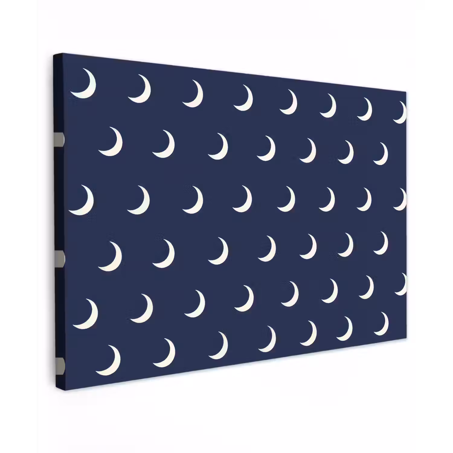 Patroon - Manen - Blauw Tuinposter op houten frame 2 cm dik klein 845 -3d