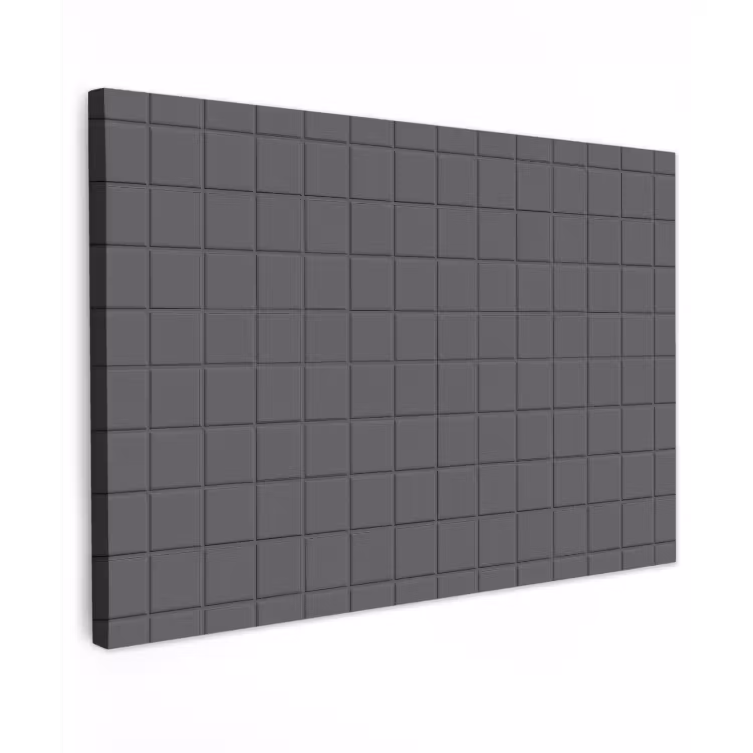 Patroon - Tegel - Grafiet - Grijs Tuinposter op houten frame 2 cm dik klein 845 -3d